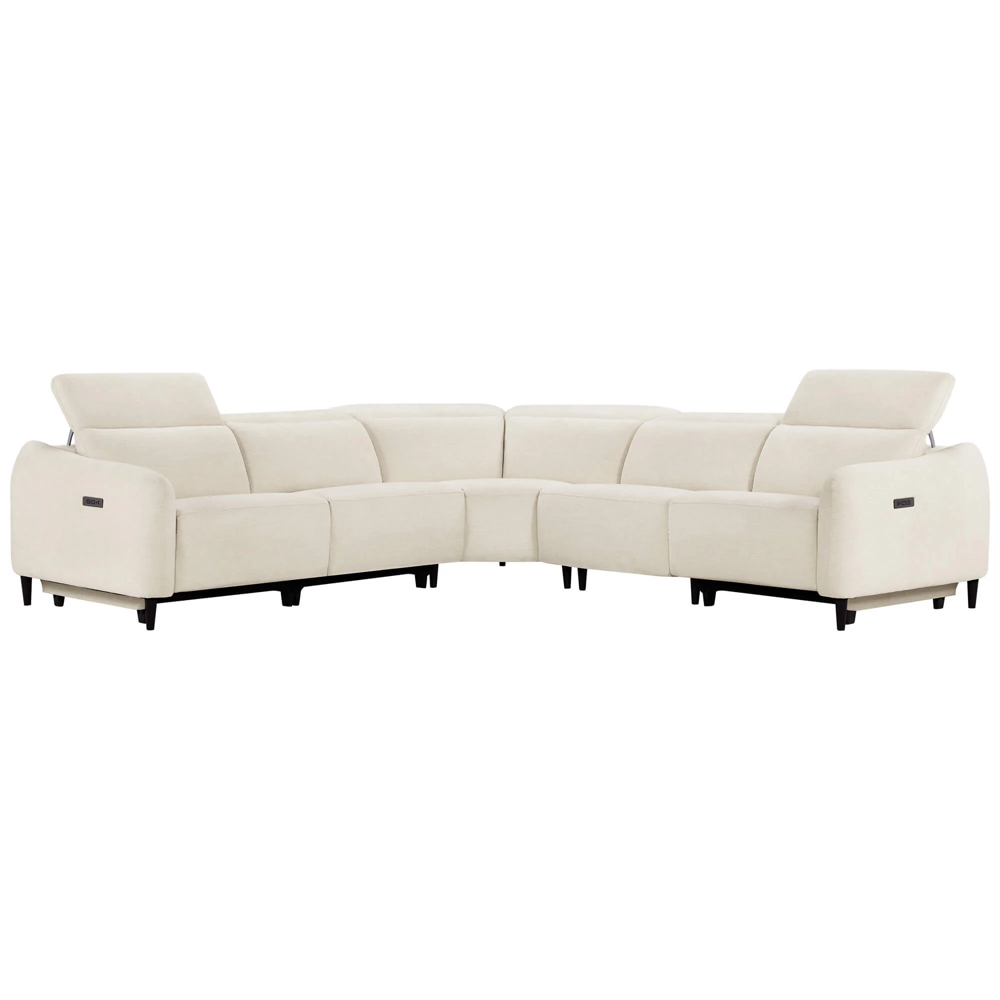 Diya Soft & Breathable 5-Seater Reclining Sofa with Power Headrest - Image 24