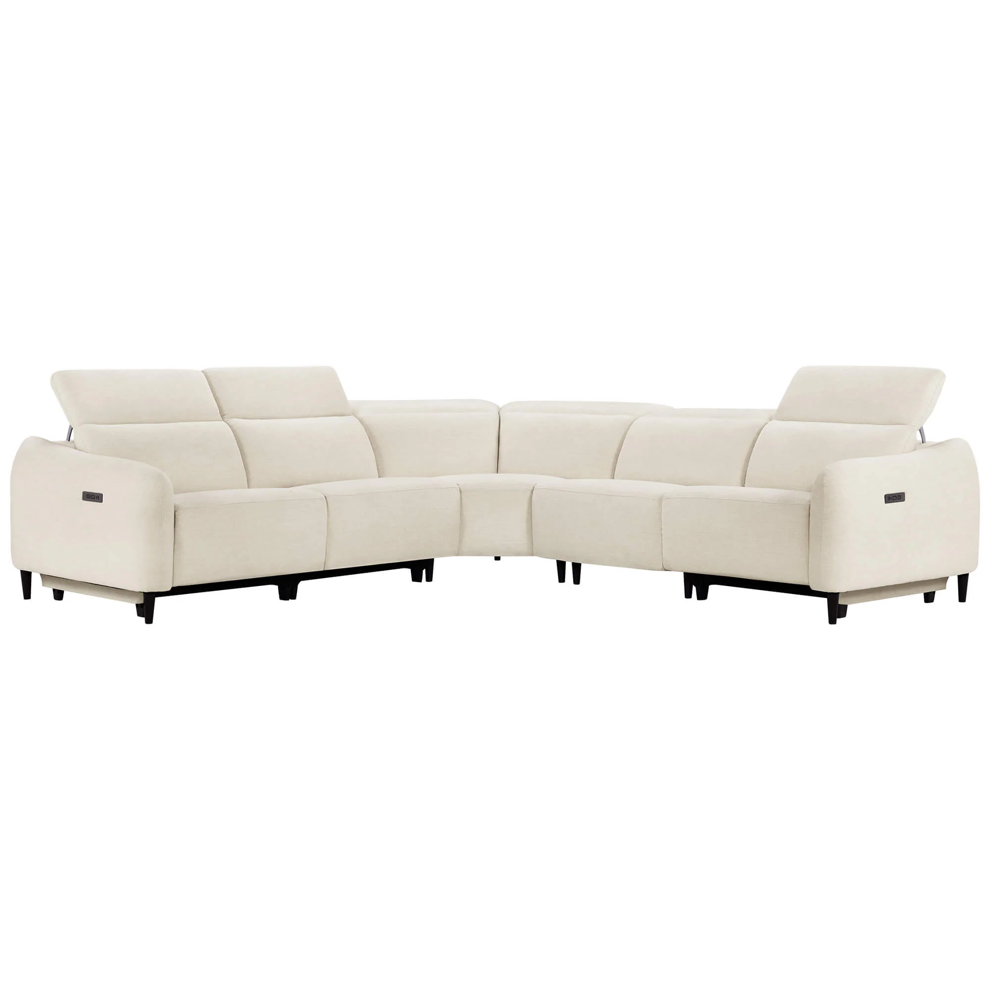 Diya Soft & Breathable 5-Seater Reclining Sofa with Power Headrest - Image 25