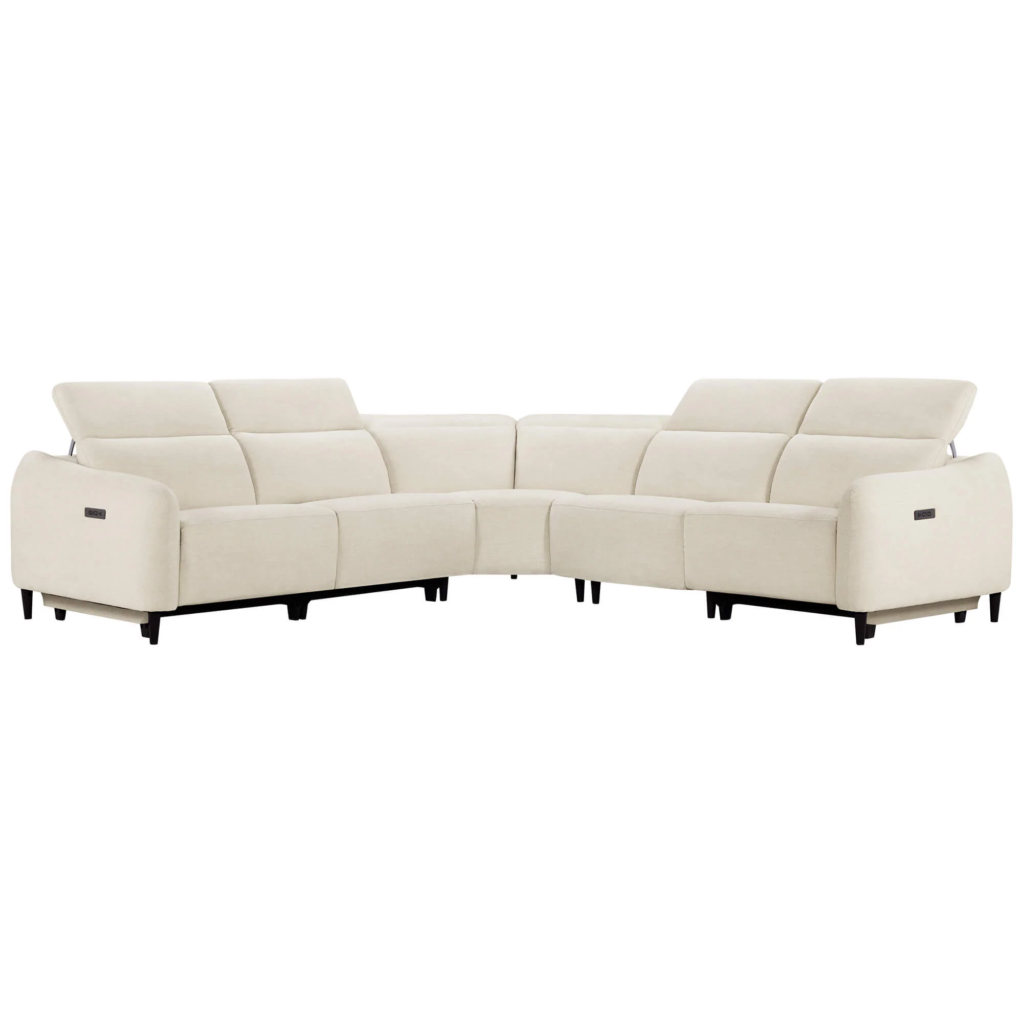 Diya Soft & Breathable 5-Seater Reclining Sofa with Power Headrest - Image 26