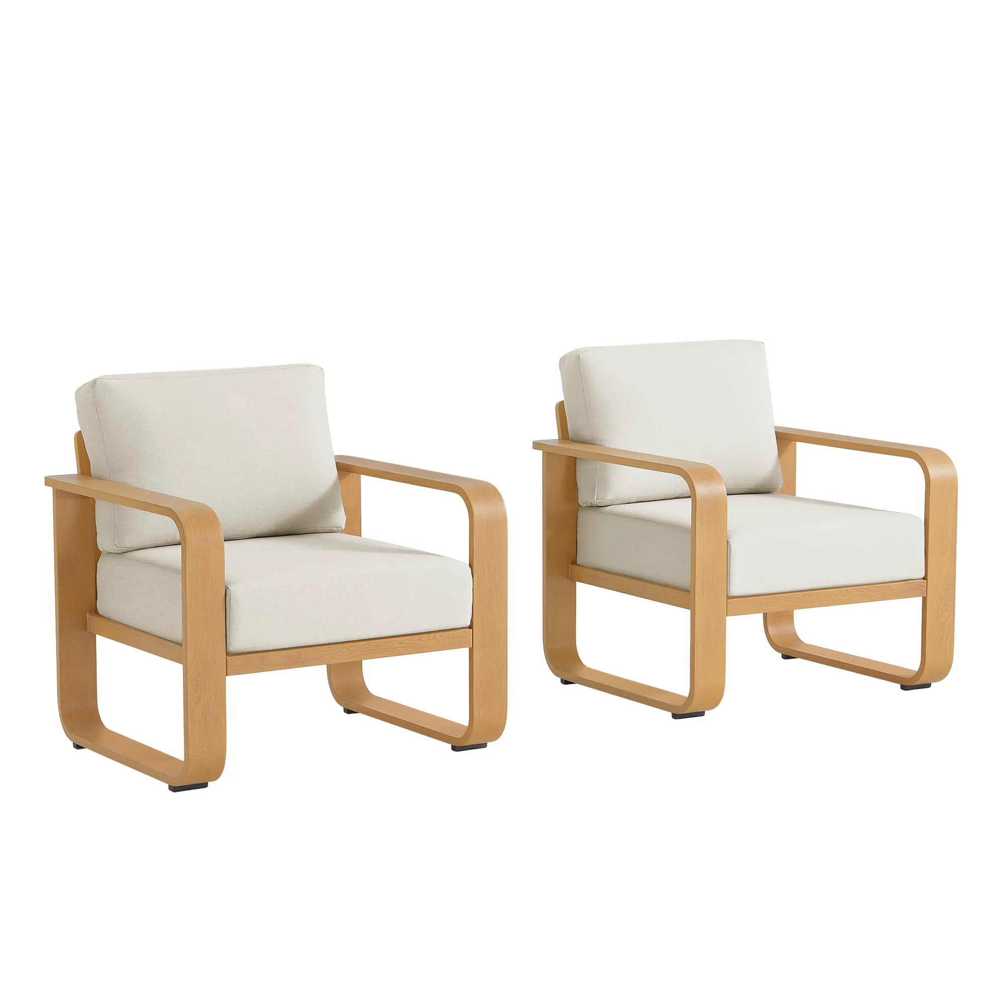 Dylan Modern 4-Piece Outdoor Patio Sofa Set - Image 49