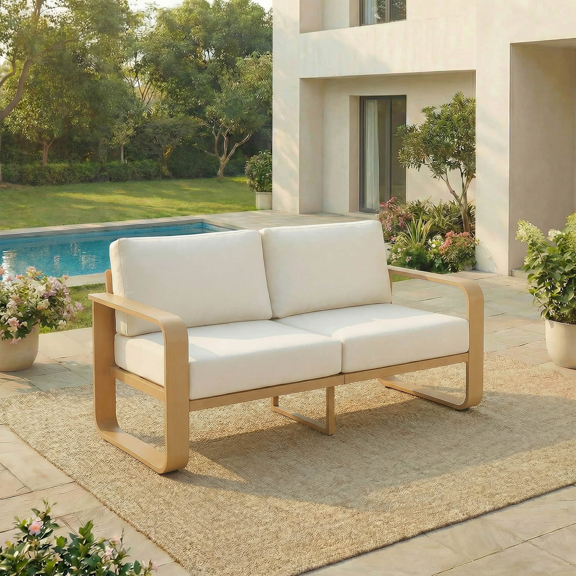 Dylan Modern Outdoor Patio Sofa - Image 39