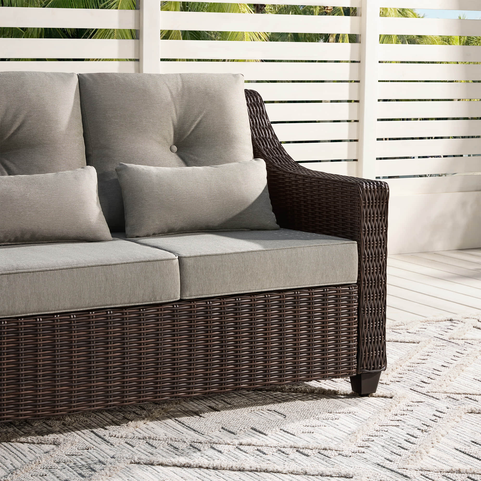 Elara Rattan Outdoor Sofa - Image 4