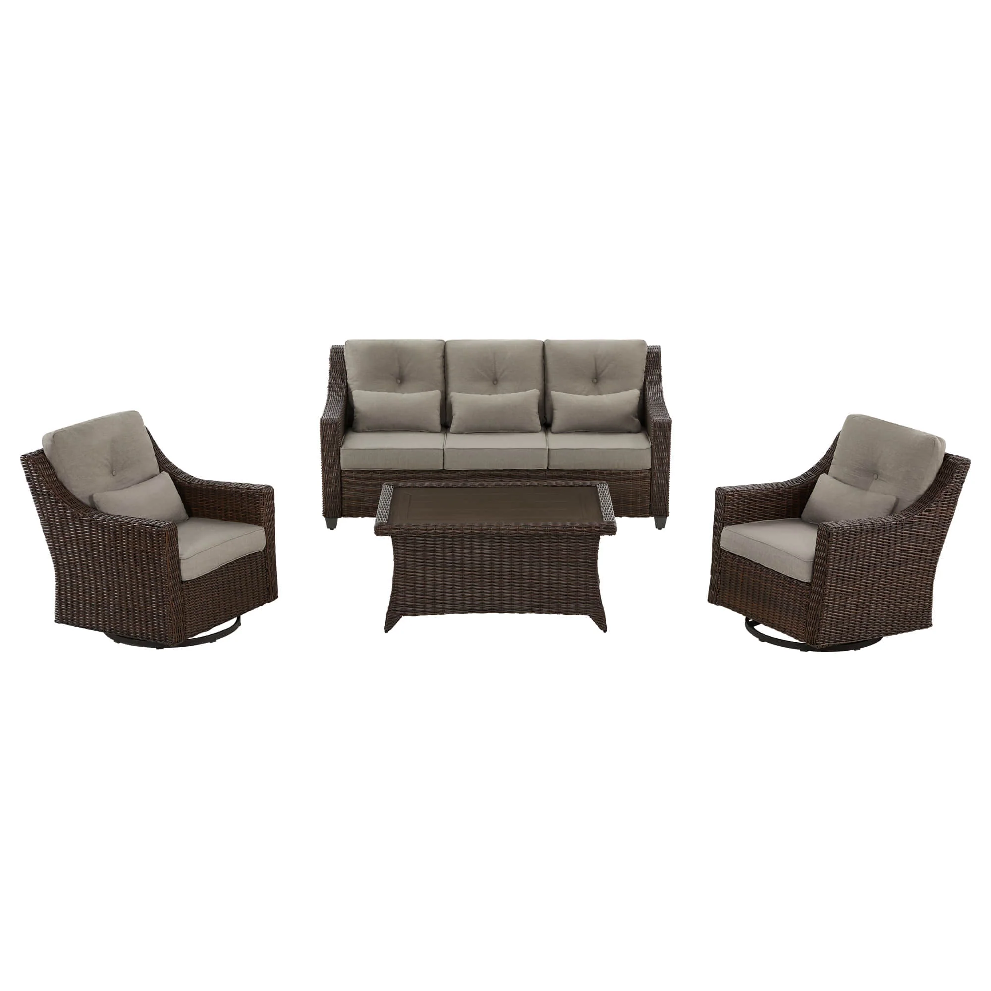 Elara Outdoor Rattan Sofa Set - 5 Seats - Image 28