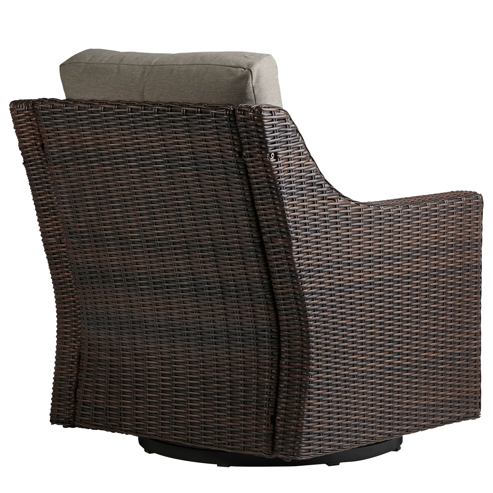 Elara Outdoor Rattan Sofa With Rocking Swivel Armchairs - 5 Seats - Image 18