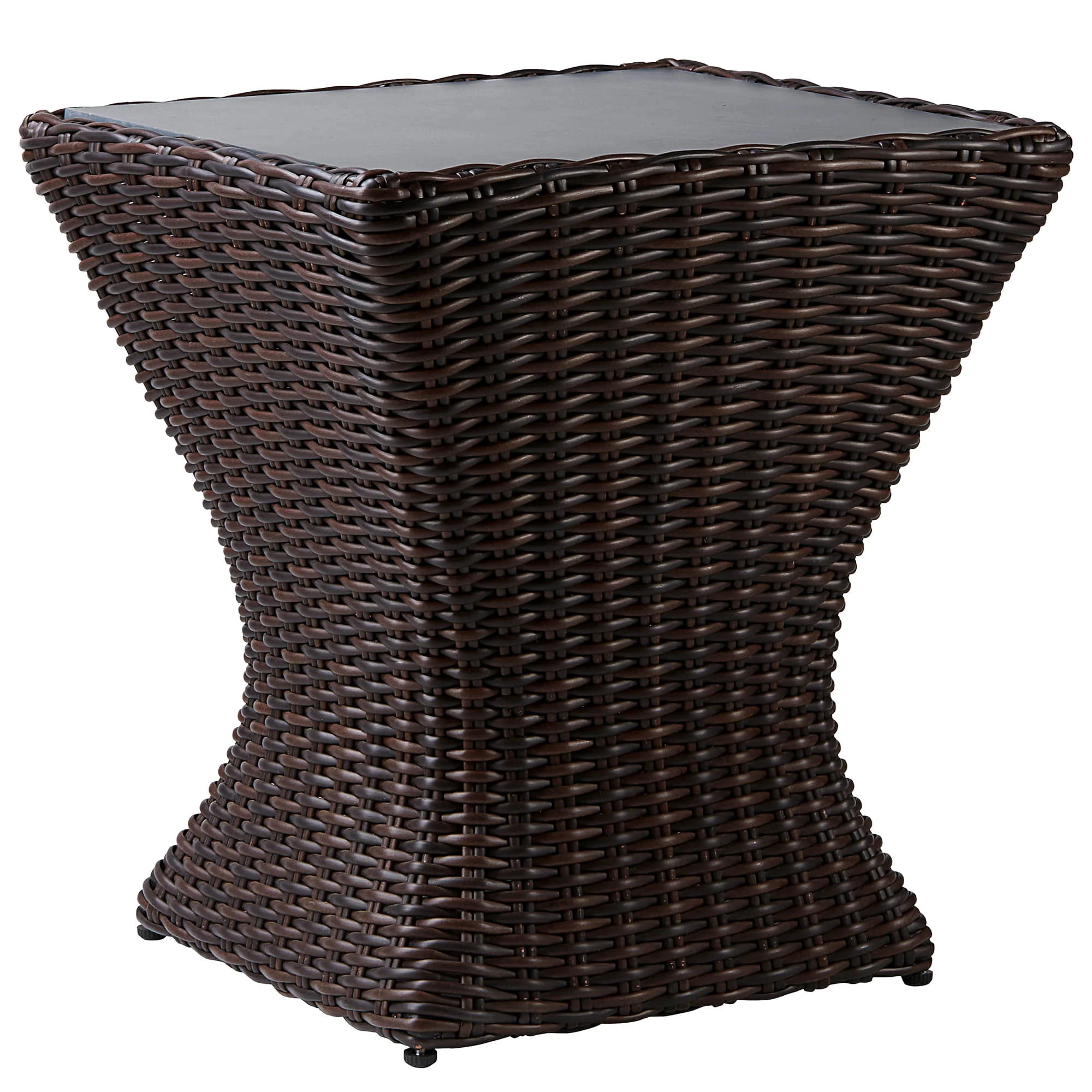 Elara Rattan Outdoor Side Table - Image 5