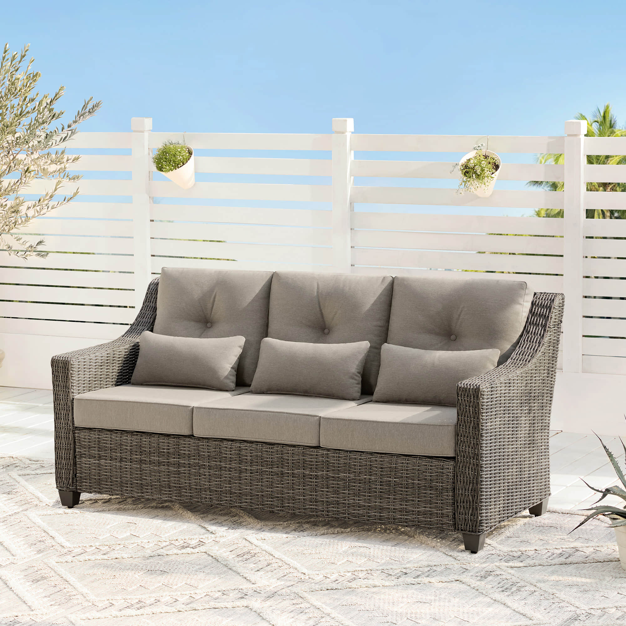 Elara Rattan Outdoor Sofa - Image 17