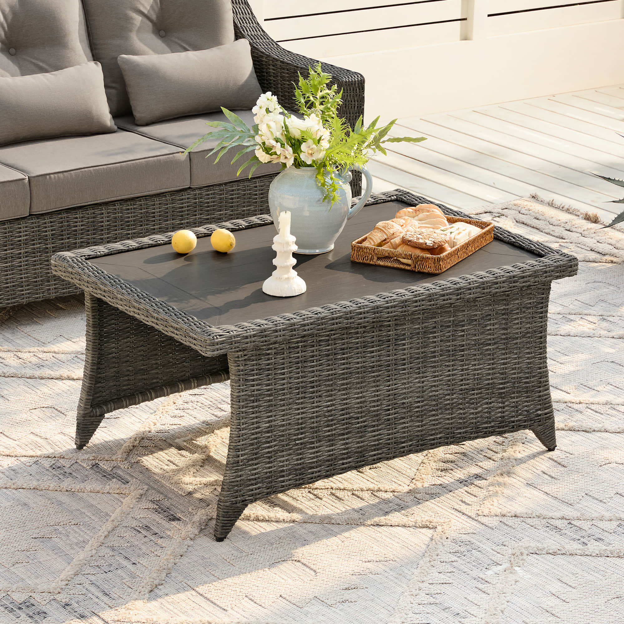 Elara Outdoor Rattan Sofa Set - 5 Seats - Image 68