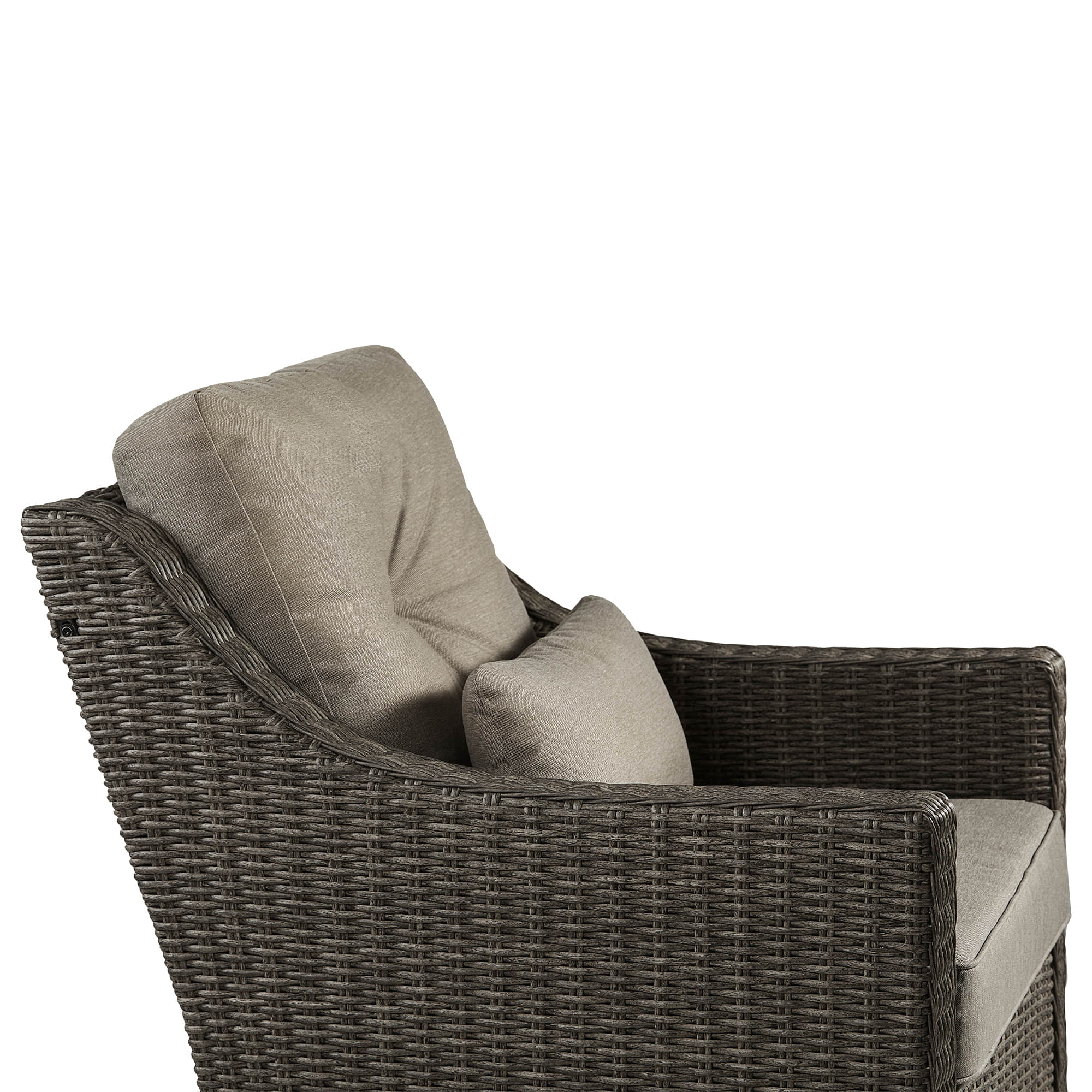 Elara Outdoor Rattan Sofa With Rocking Swivel Armchairs - 5 Seats - Image 45