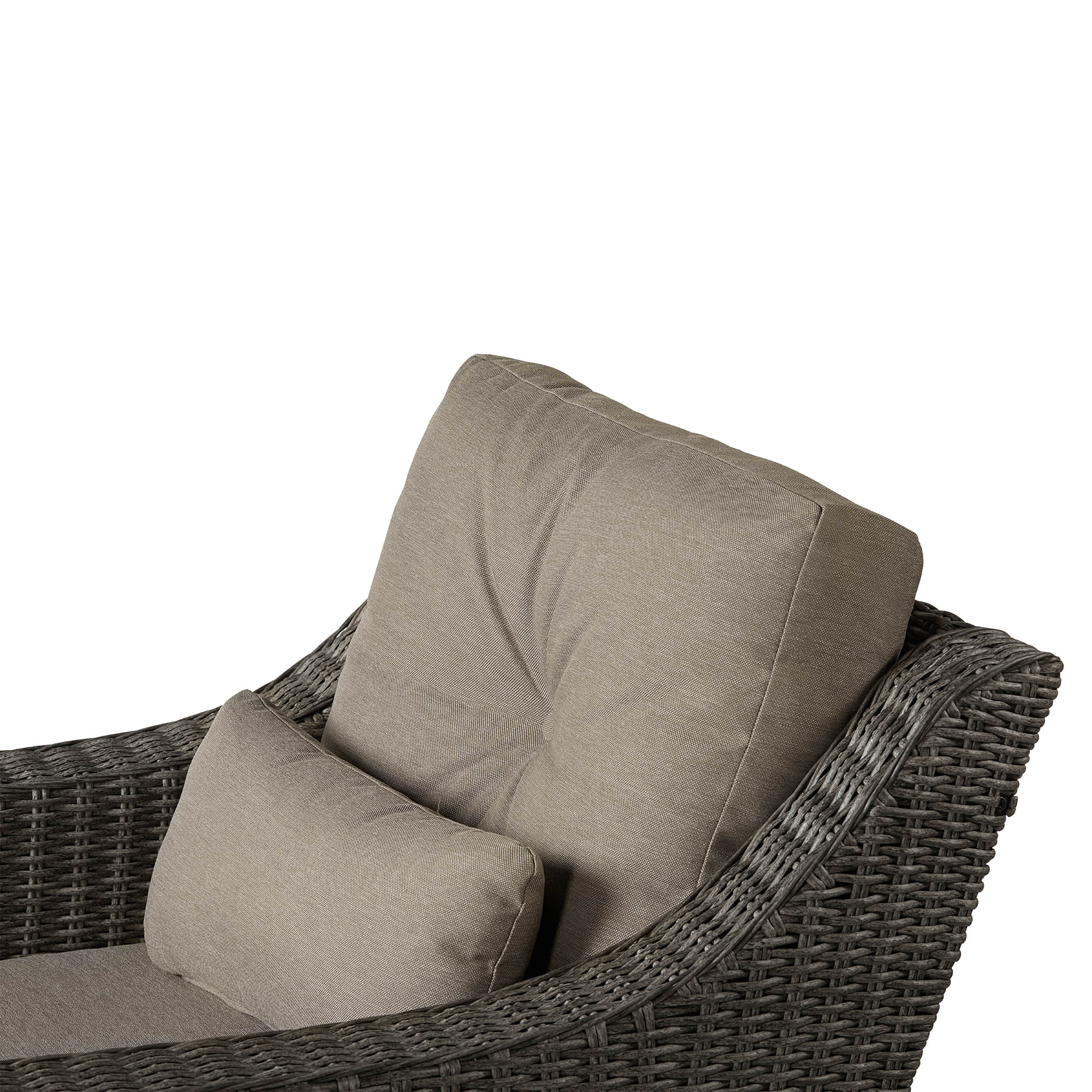 Elara Outdoor Rattan Sofa With Rocking Swivel Armchairs - 5 Seats - Image 46