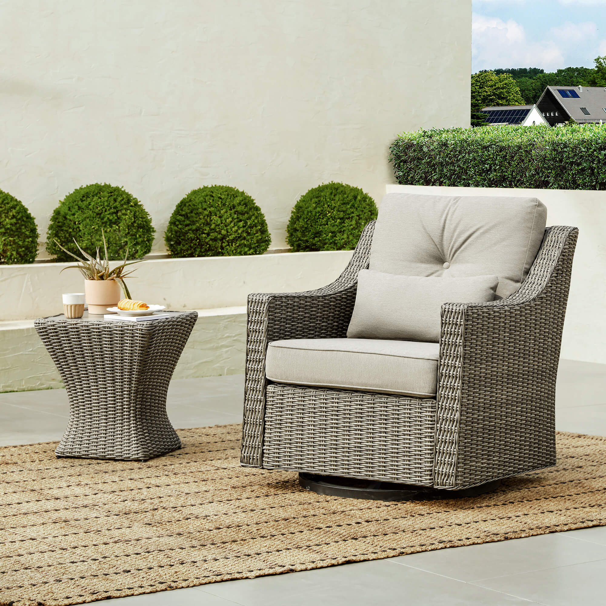 Elara Rattan Outdoor Bistro Set - Image 53