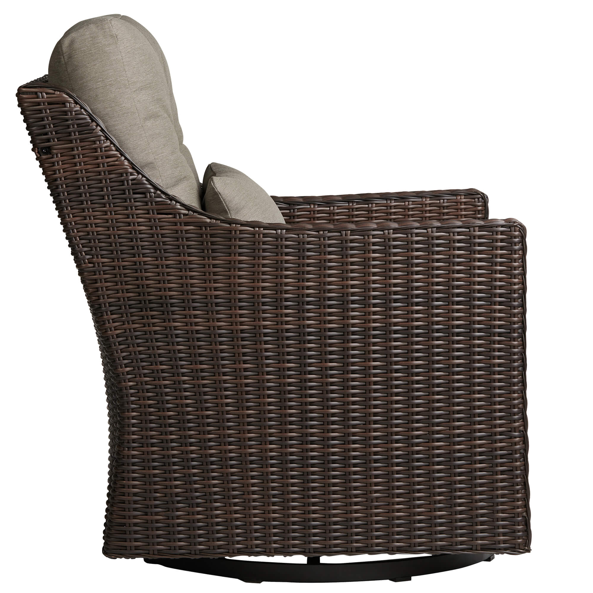 Elara Rattan Outdoor Rocking Swivel Accent Chair - Image 13