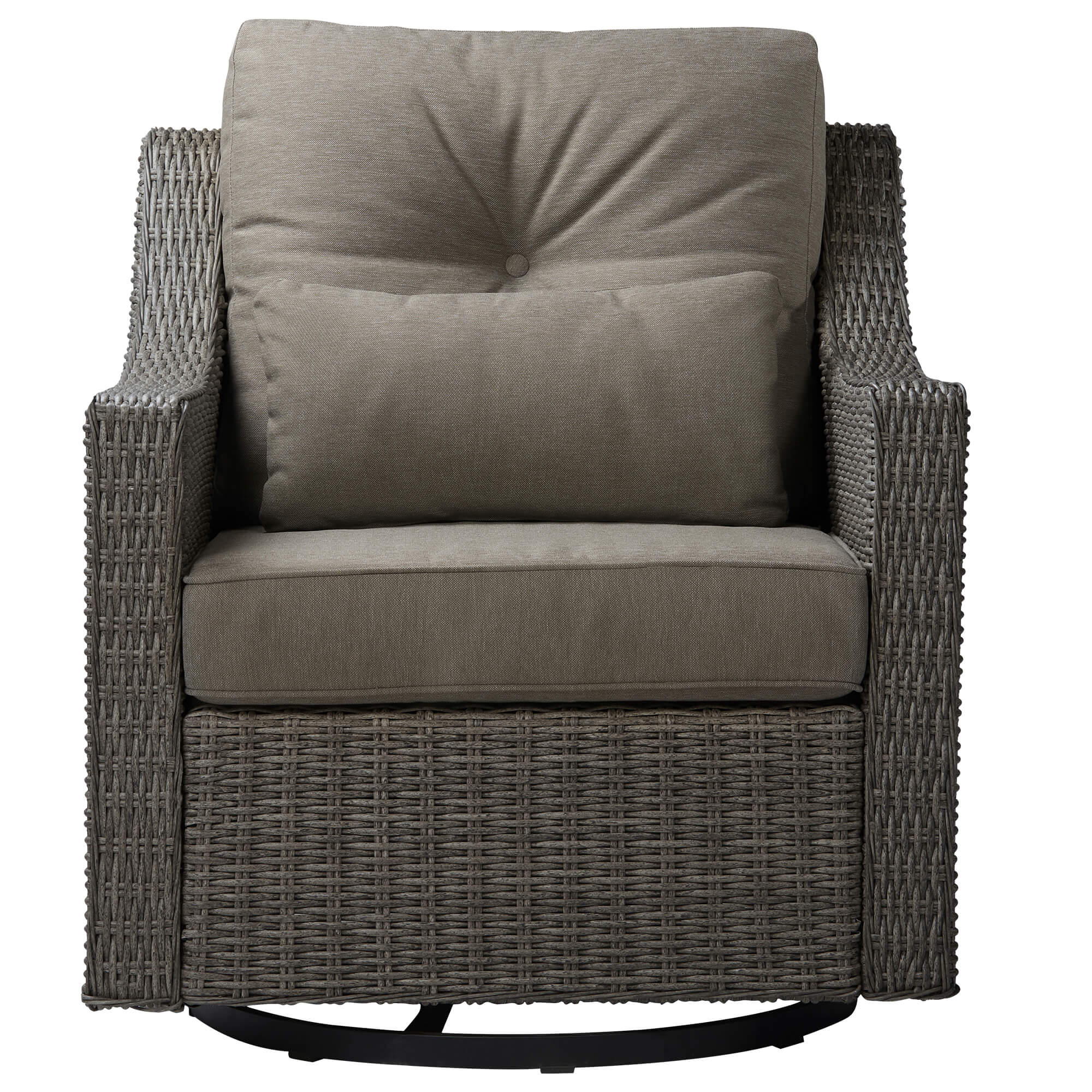 Elara Rattan Outdoor Rocking Swivel Accent Chair - Image 27