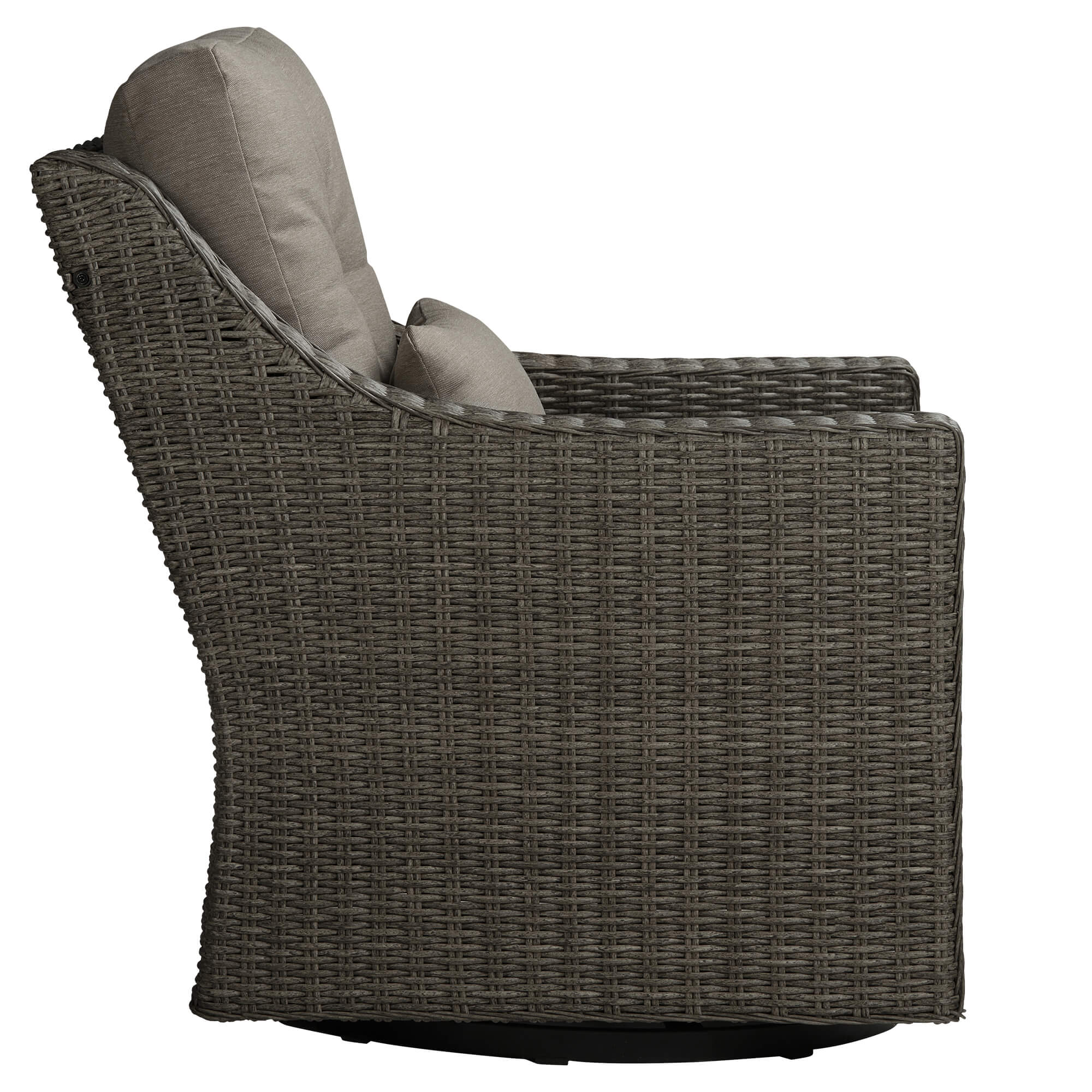 Elara Rattan Outdoor Rocking Swivel Accent Chair - Image 30