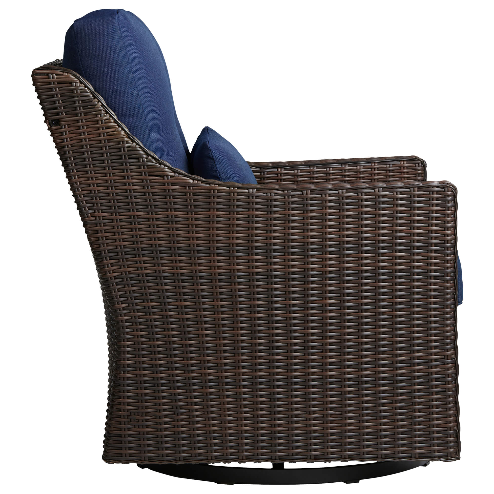 Elara Rattan Outdoor Rocking Swivel Accent Chair - Image 7