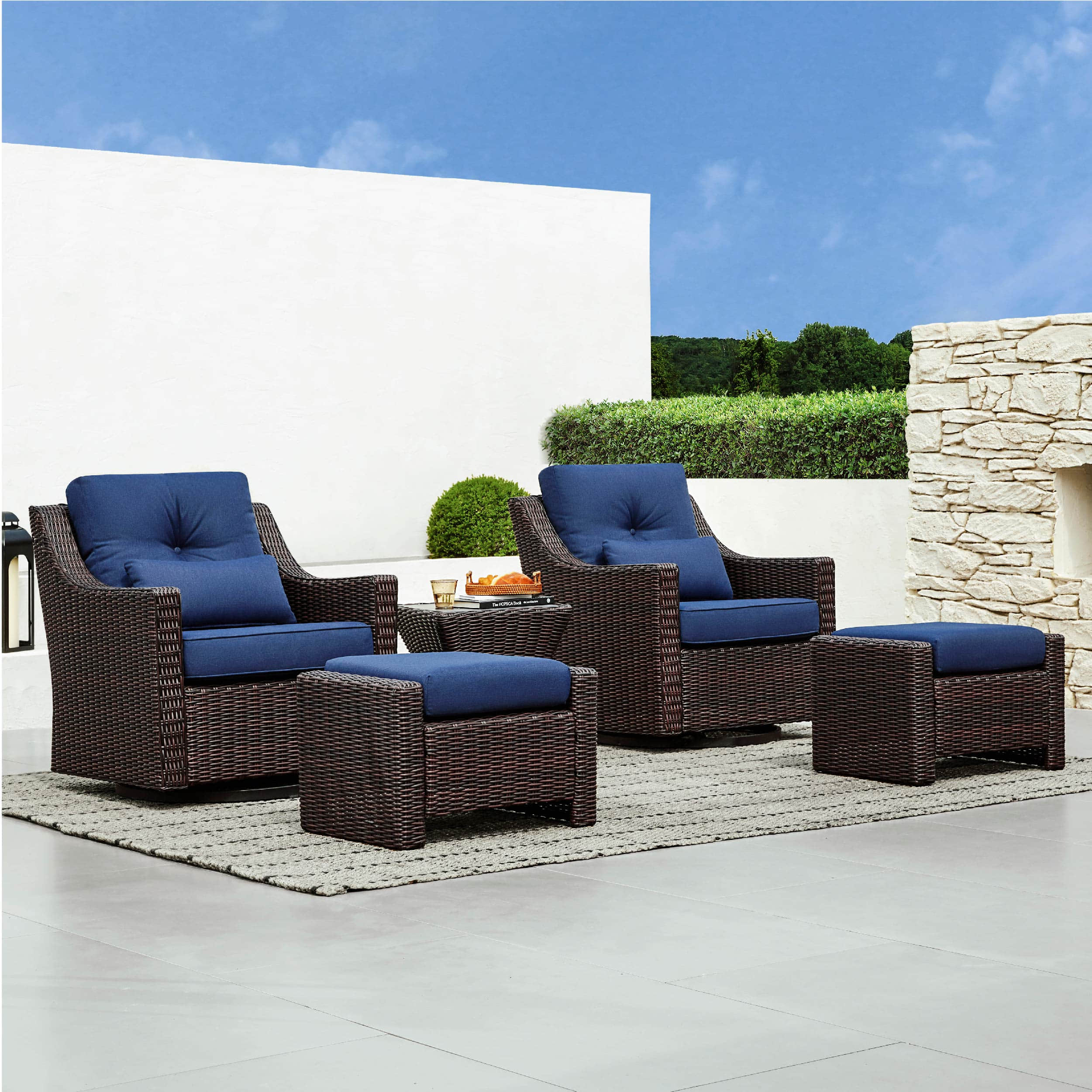 Elara Rattan Outdoor Side Table - Image 8