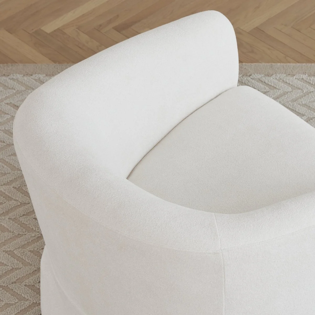 EllaGrace Slipcovered Swivel Armchair - Image 42