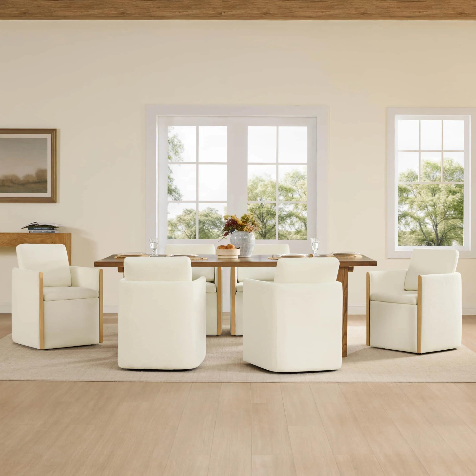Elsa Rolling Dining Chair with Hidden Storage - Image 6