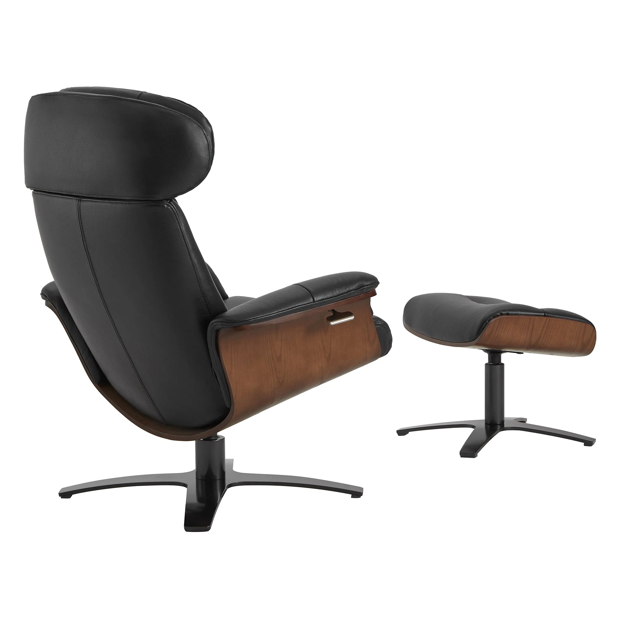 Elvin Genuine Leather Recliner Lounge Chair & Ottoman - Image 27