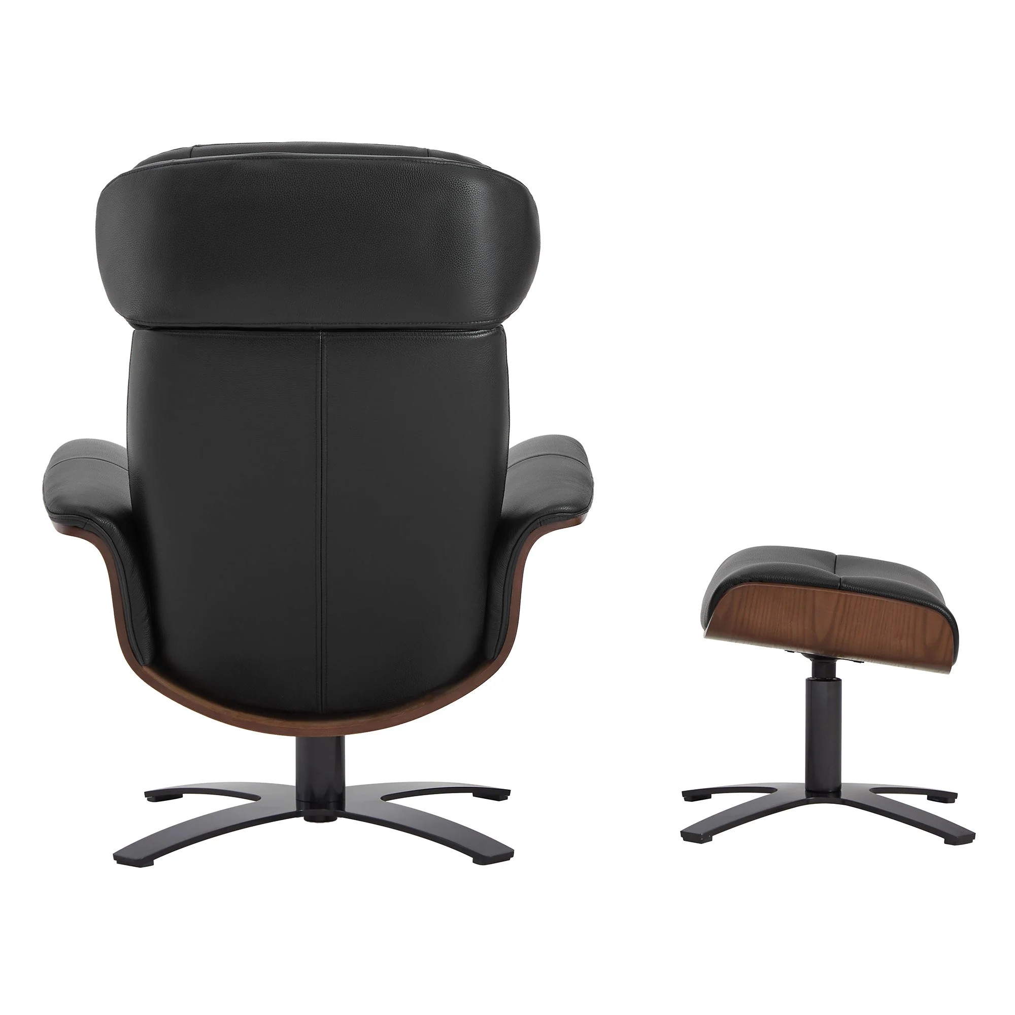Elvin Genuine Leather Recliner Lounge Chair & Ottoman - Image 28