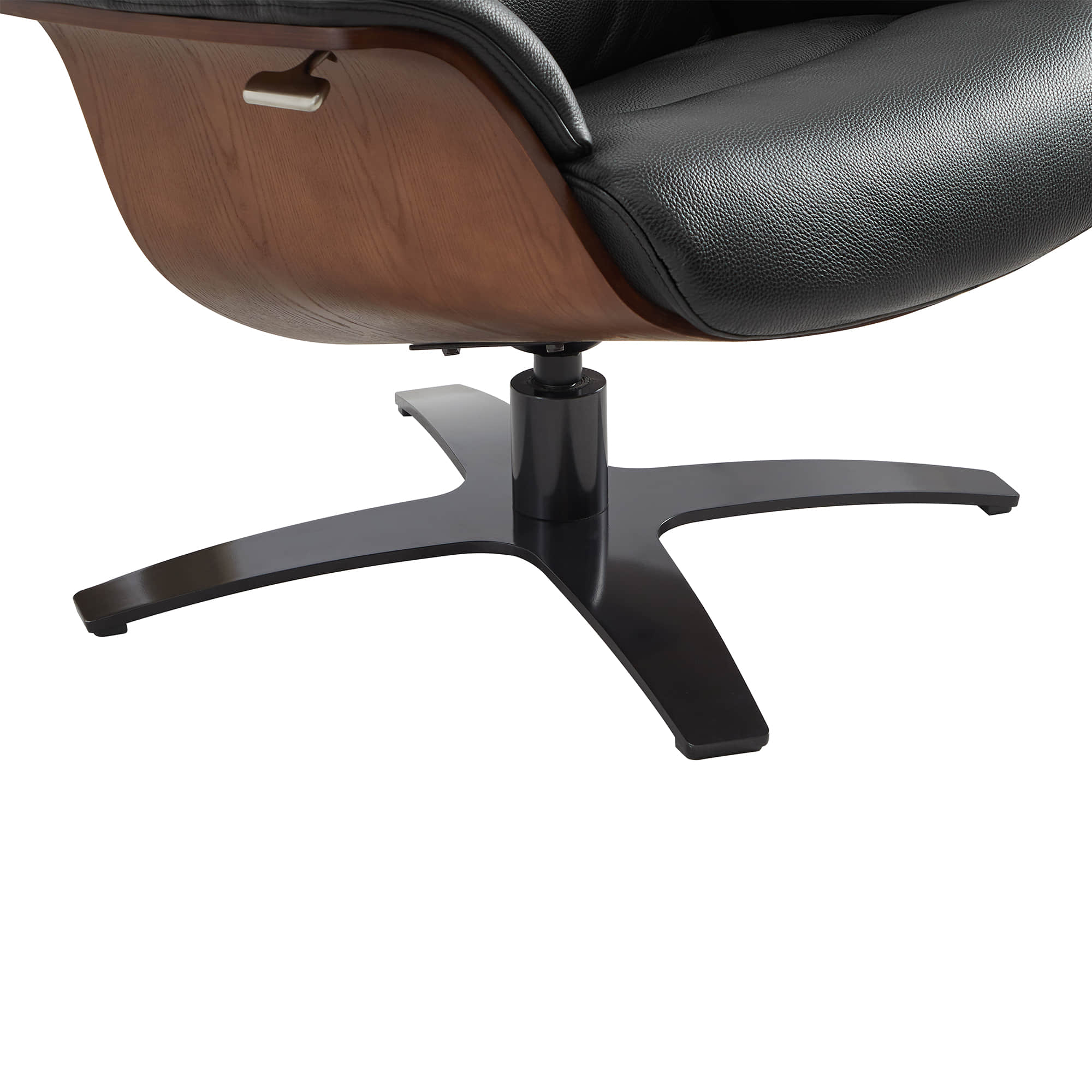 Elvin Genuine Leather Recliner Lounge Chair & Ottoman - Image 34