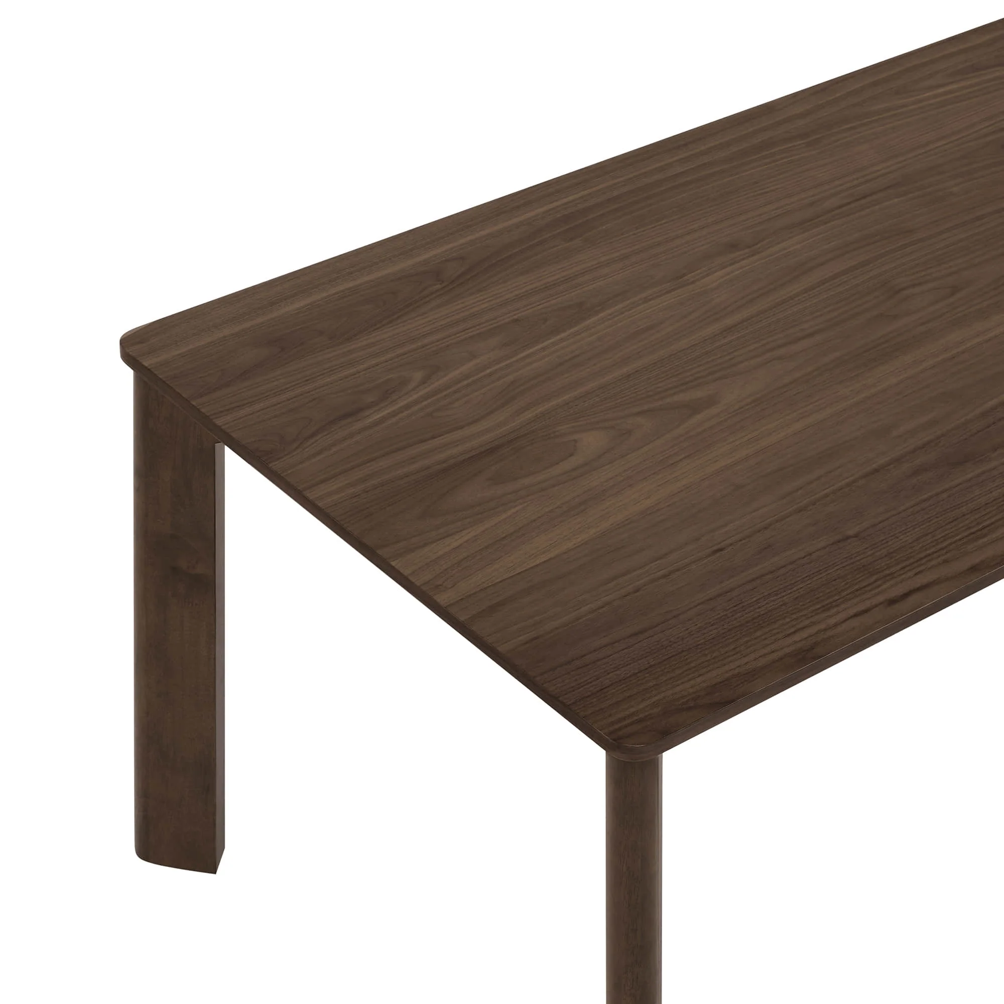 Everett Modern Rectangular Wood Dining Table for 4 - Image 8