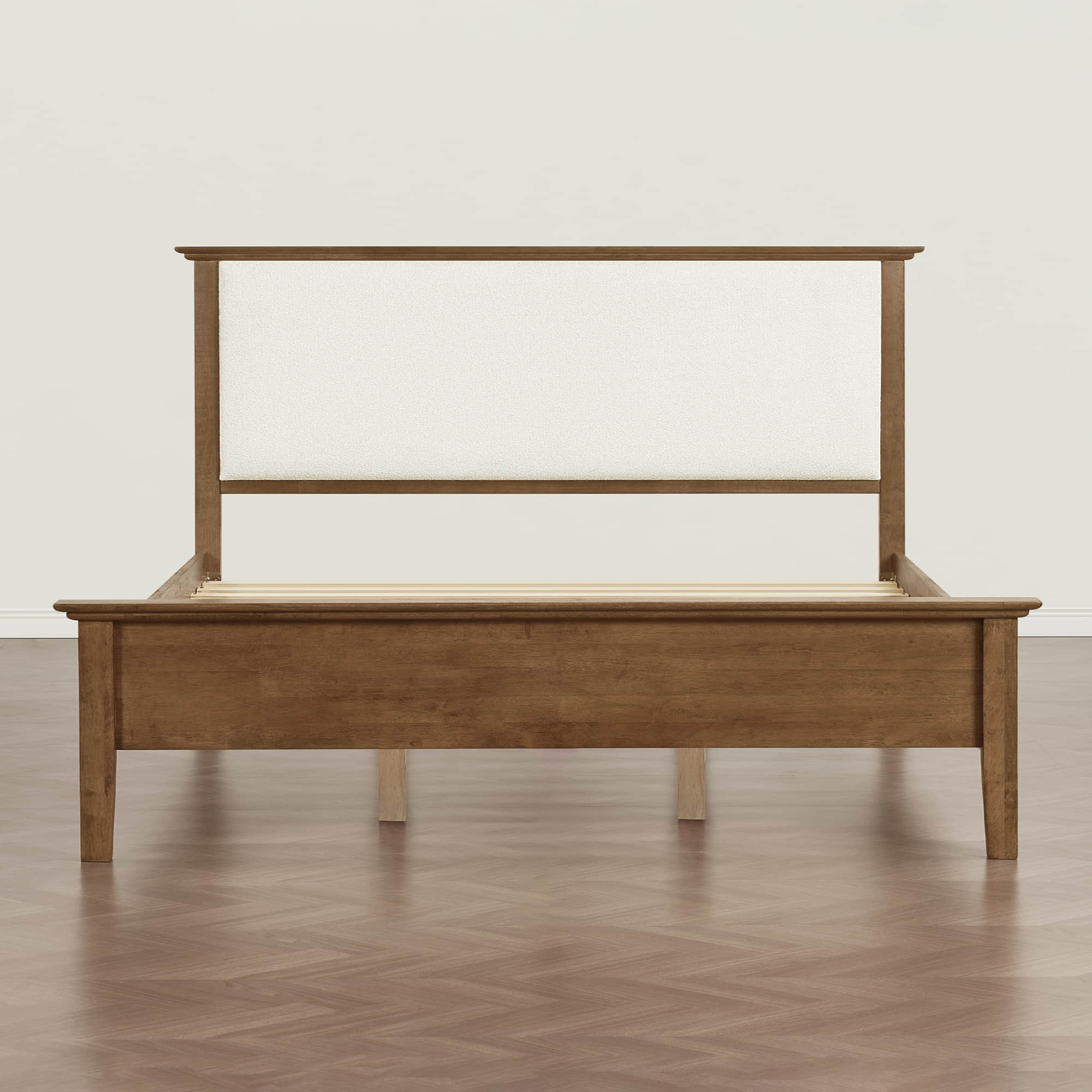 Ezra Mid-Century Boucle Platform Bed - Image 26