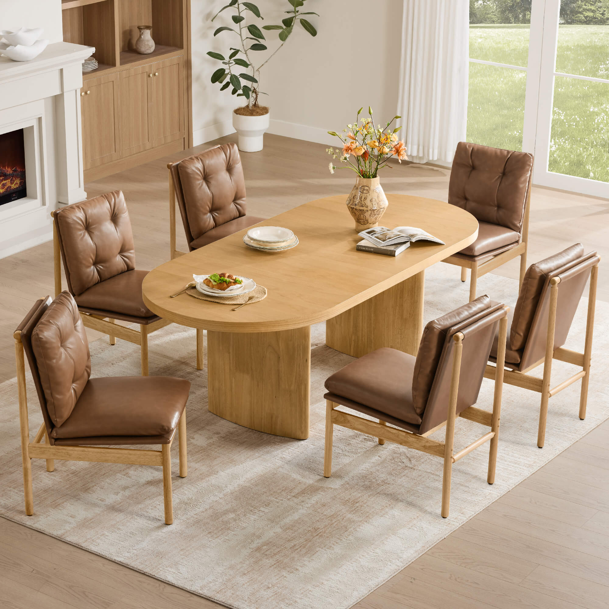 Flynn Mid-Century Tufted Plush Dining Chair (Set of 2) - Image 25