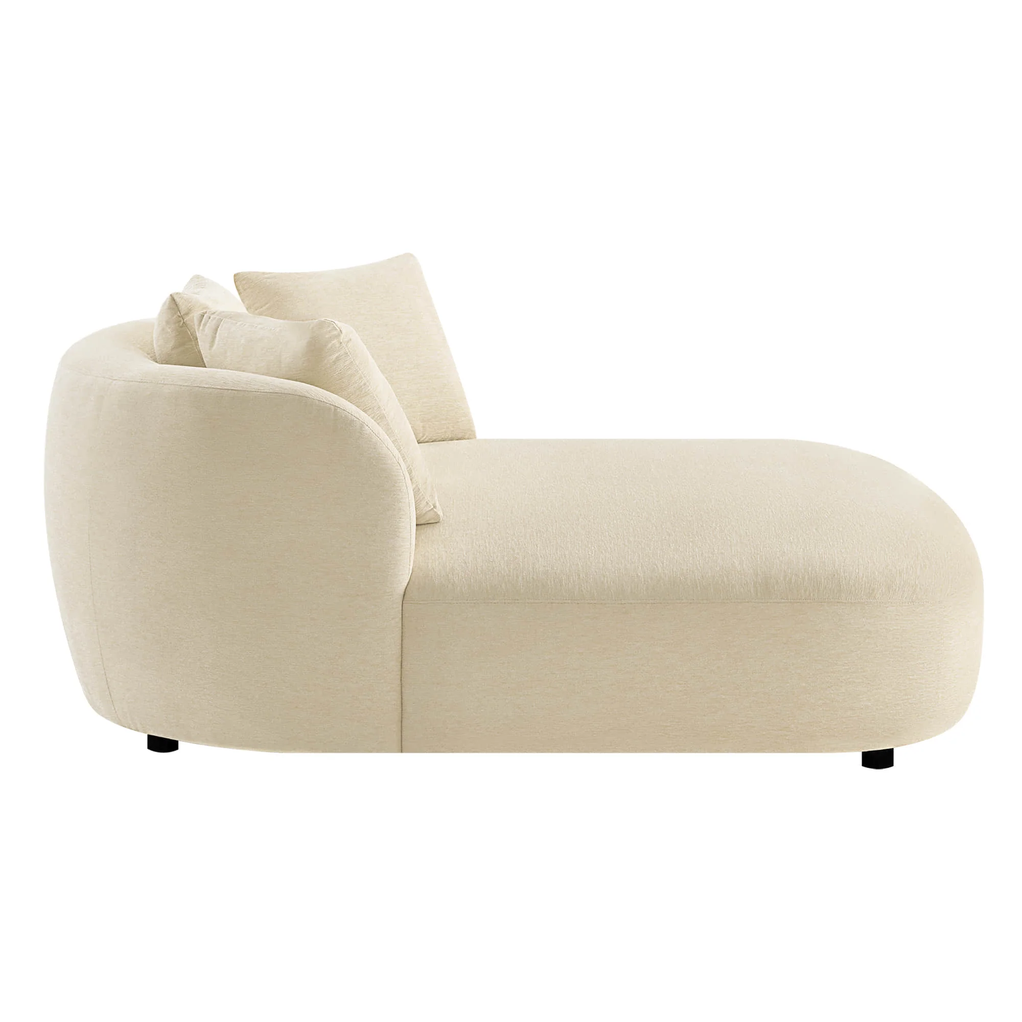 Gabriel Modern Curved Chaise Lounge Accent Chair - Image 17