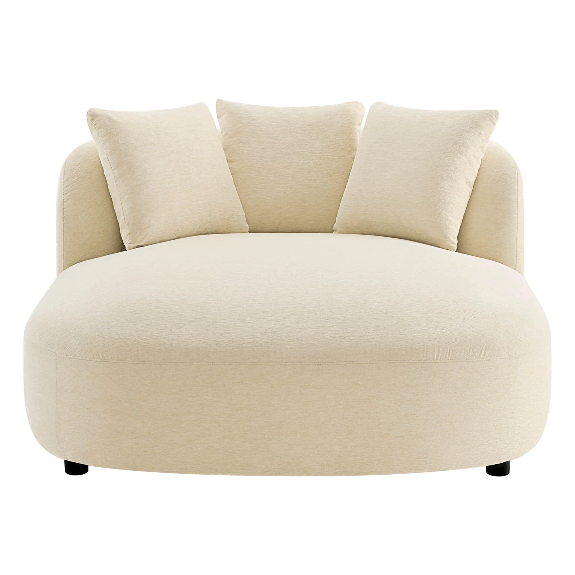 Gabriel Modern Curved Chaise Lounge Accent Chair - Image 18