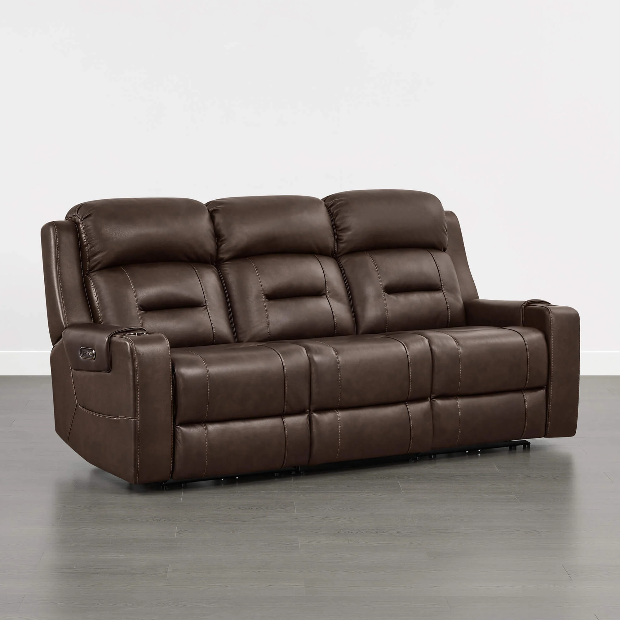 Garrison Handcraft Dual Motor Reclining Sofa with Power Headrest - Image 46