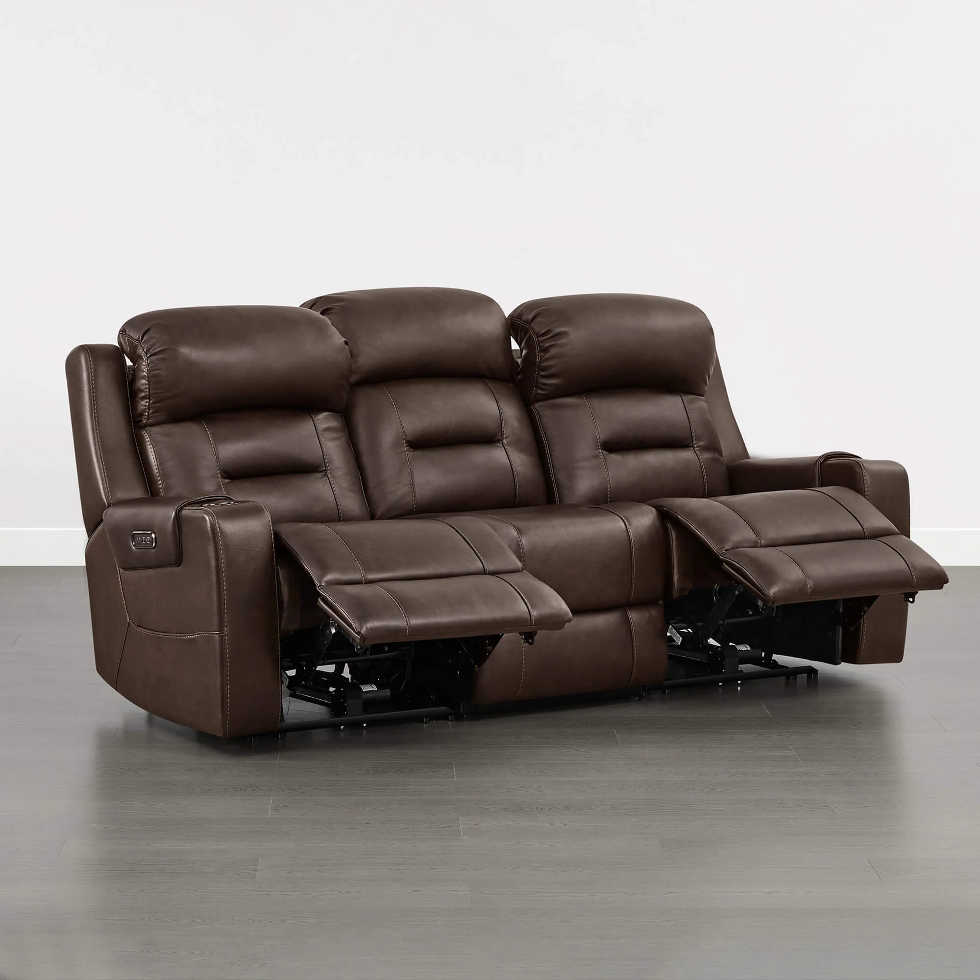Garrison Handcraft Dual Motor Reclining Sofa with Power Headrest - Image 48