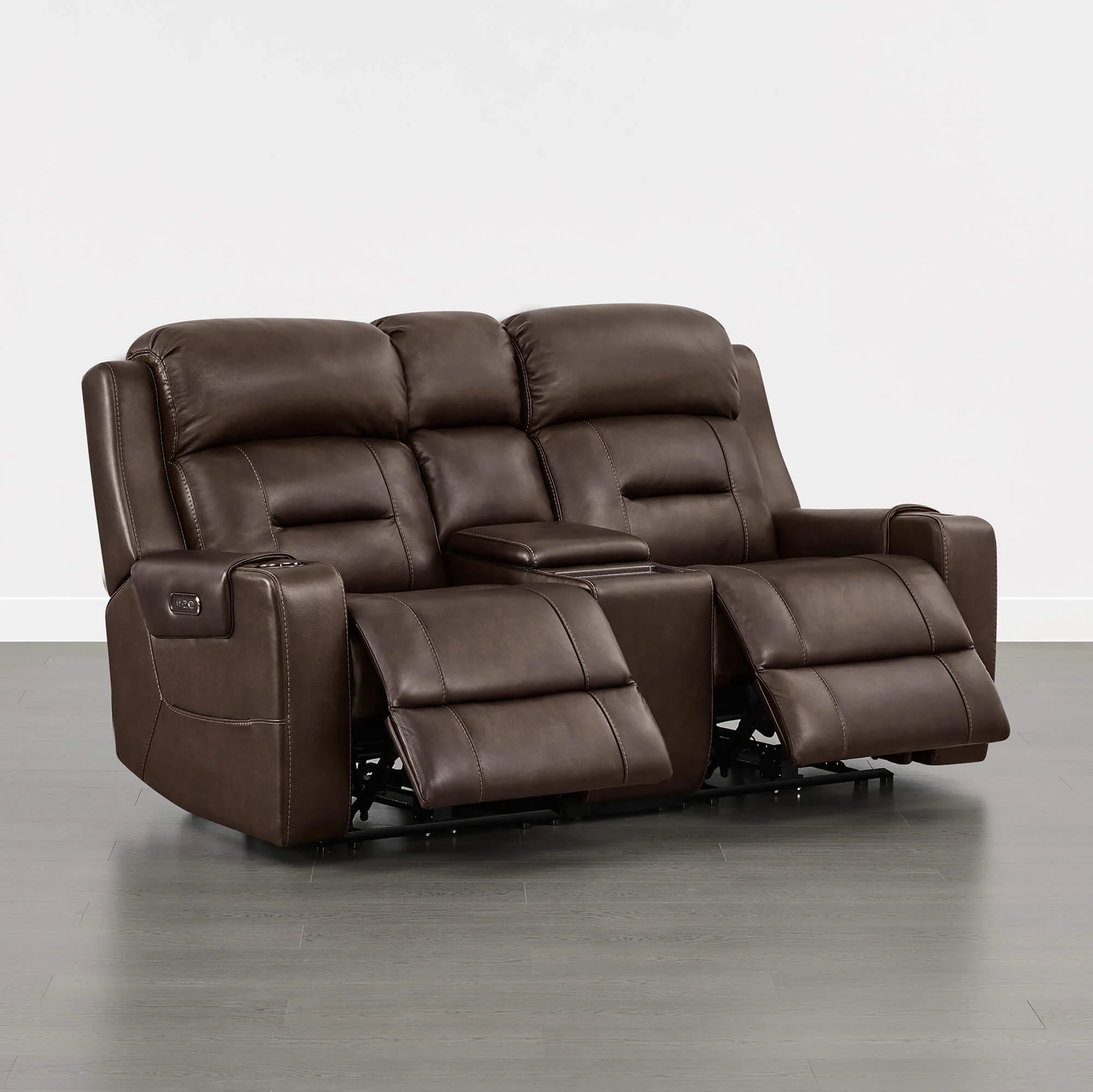 Garrison Handcraft Dual Motor Reclining Sofa with Power Headrest - Image 50