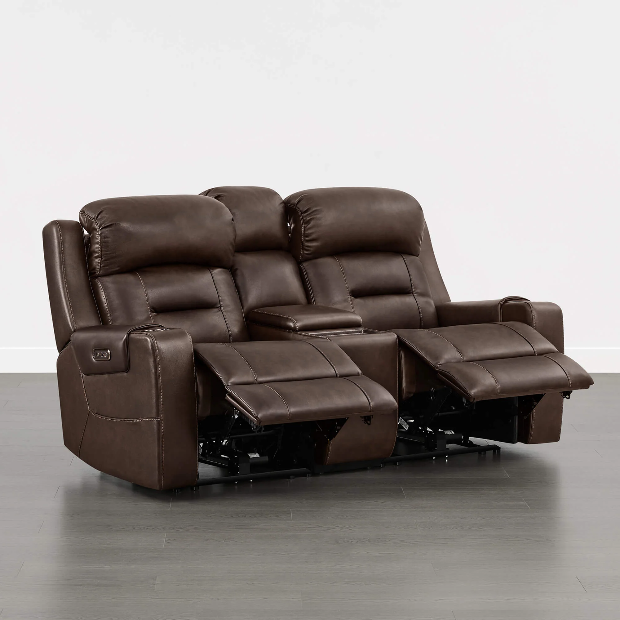Garrison Handcraft Dual Motor Reclining Sofa with Power Headrest - Image 51