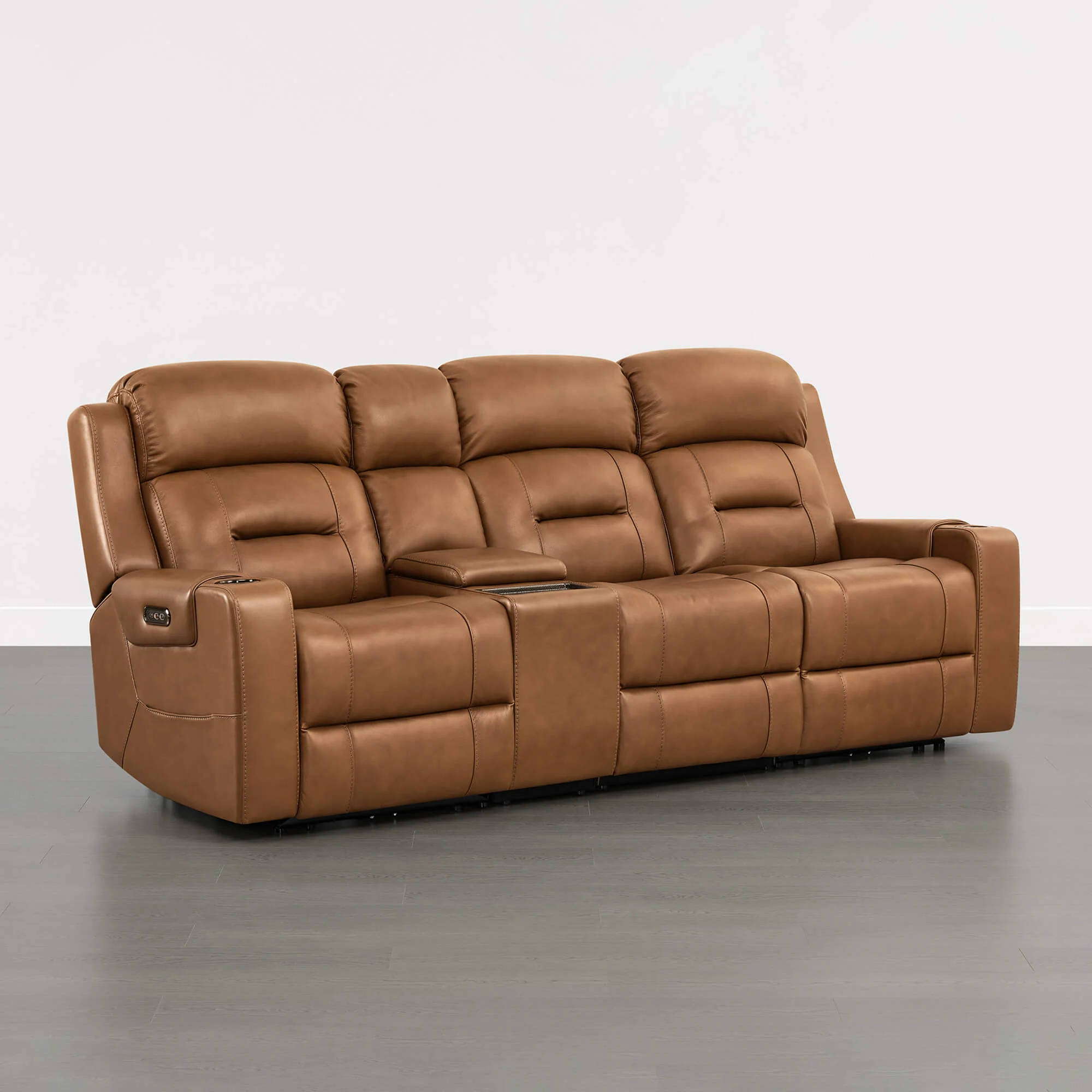 Garrison Handcraft Dual Motor Reclining Sofa with Power Headrest - Image 60