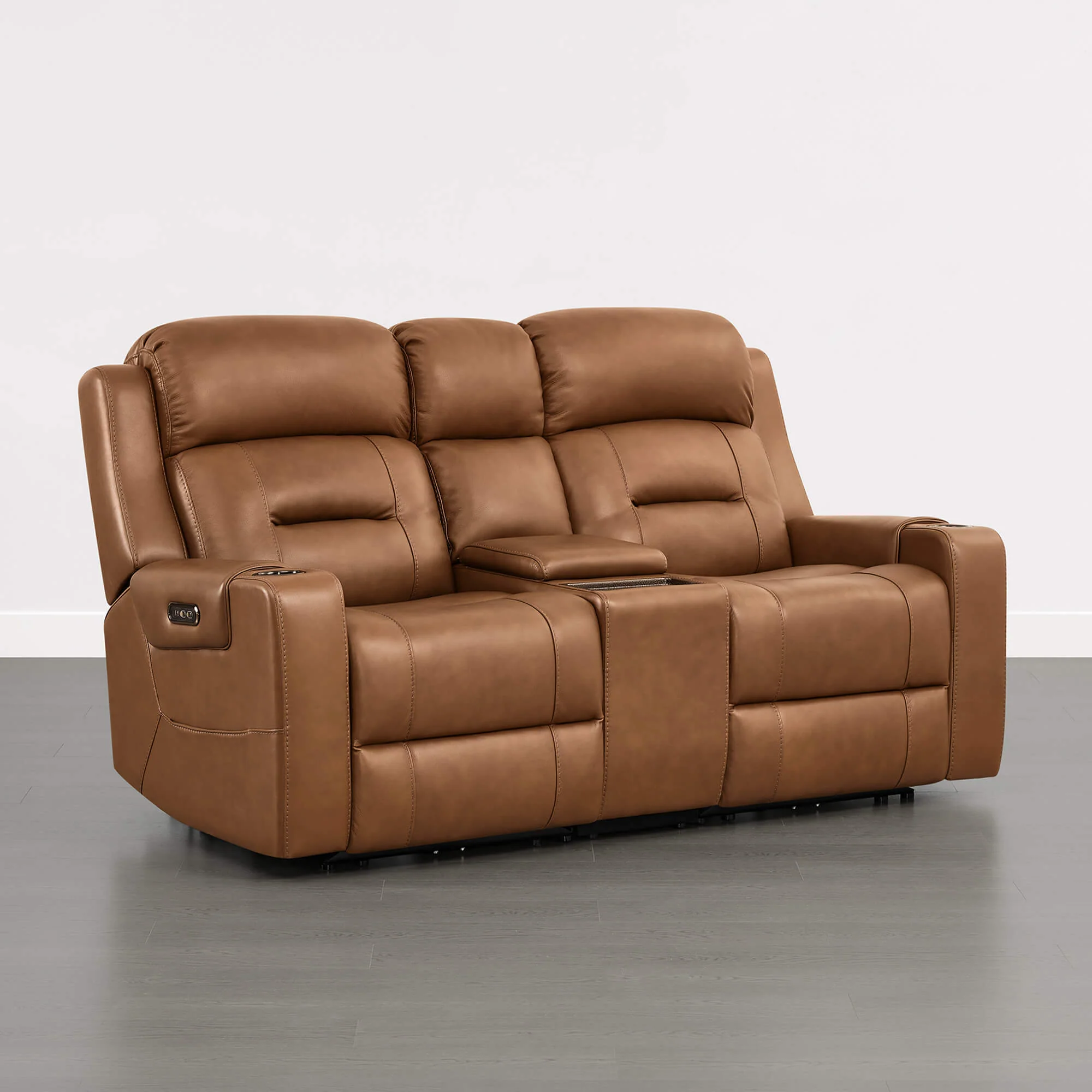 Garrison Handcraft Dual Motor Reclining Sofa with Power Headrest - Image 66