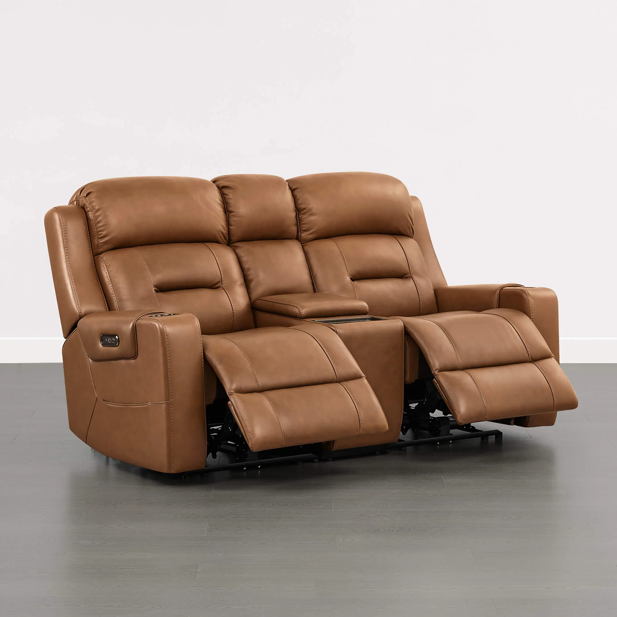 Garrison Handcraft Dual Motor Reclining Sofa with Power Headrest - Image 67