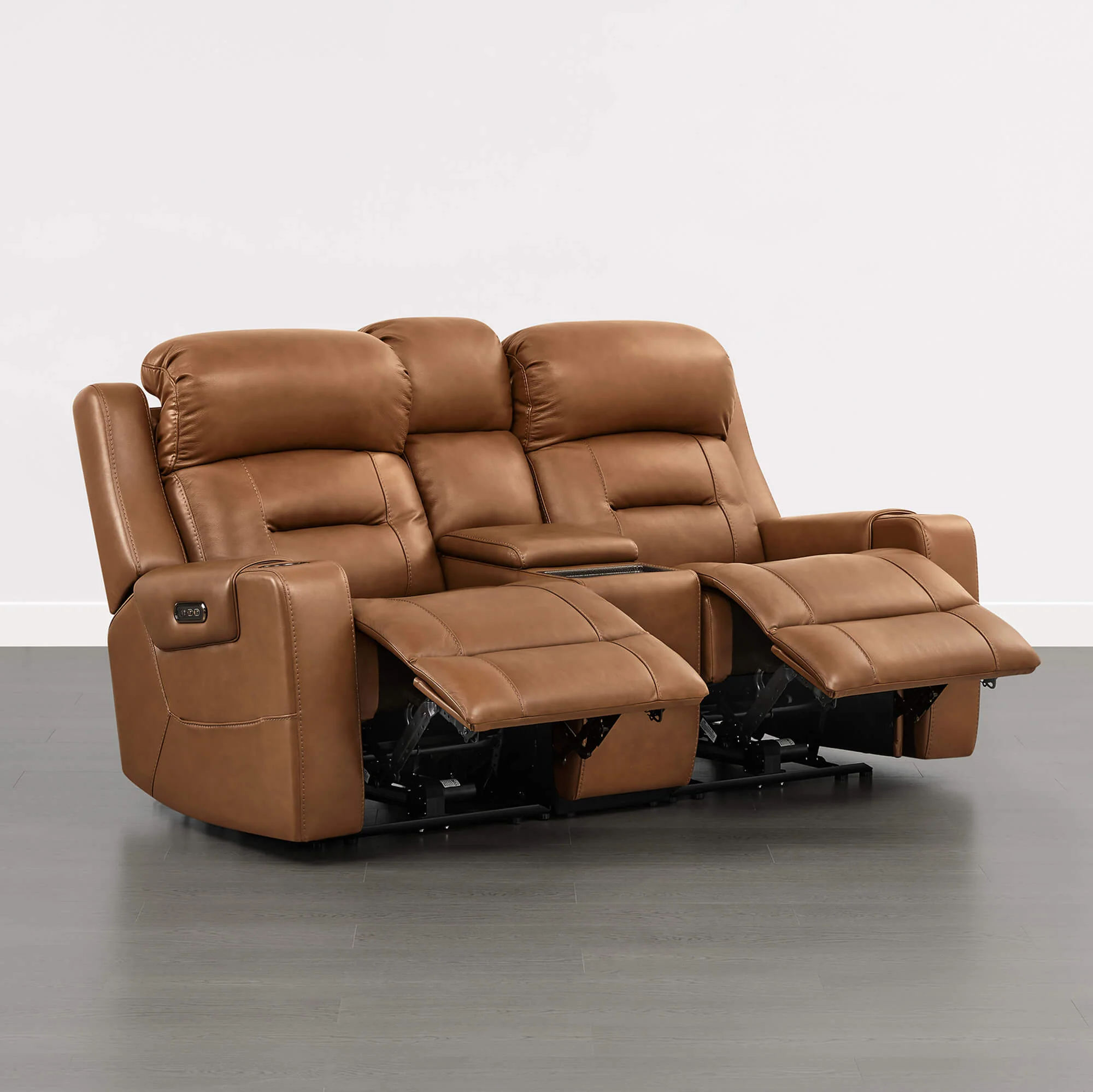 Garrison Handcraft Dual Motor Reclining Sofa with Power Headrest - Image 68