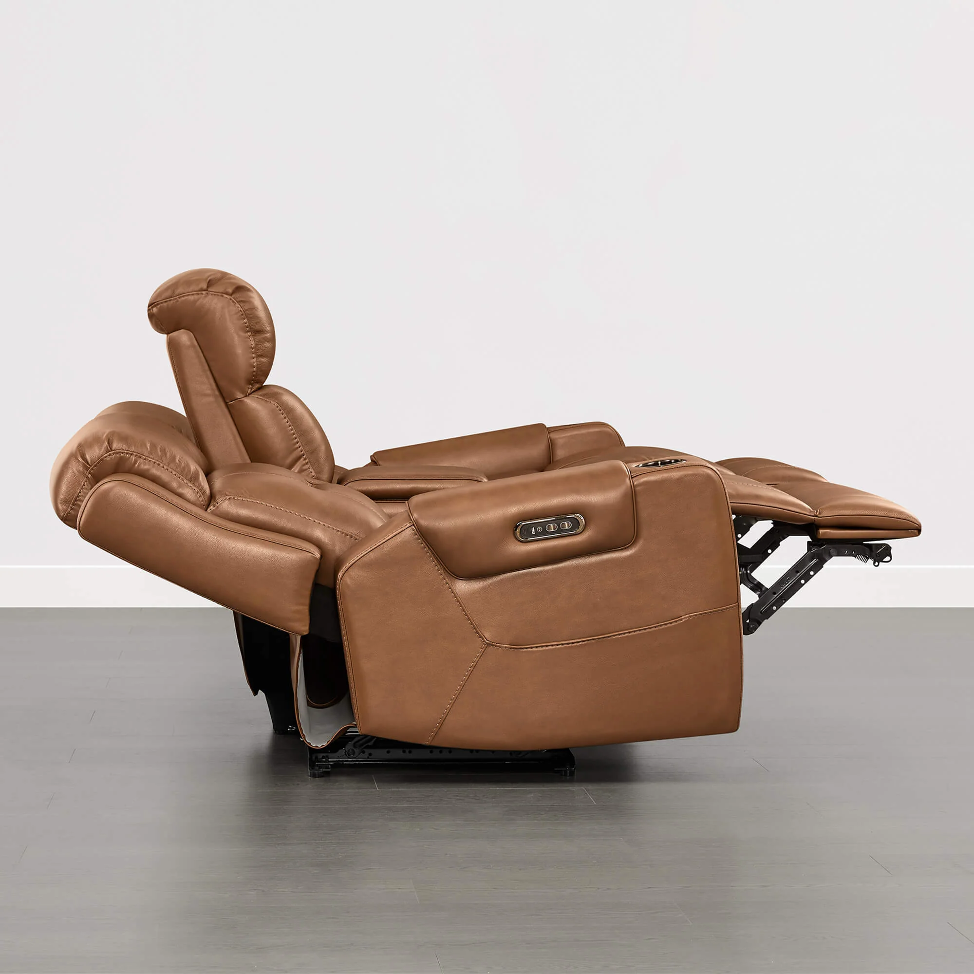 Garrison Handcraft Dual Motor Reclining Sofa with Power Headrest - Image 75