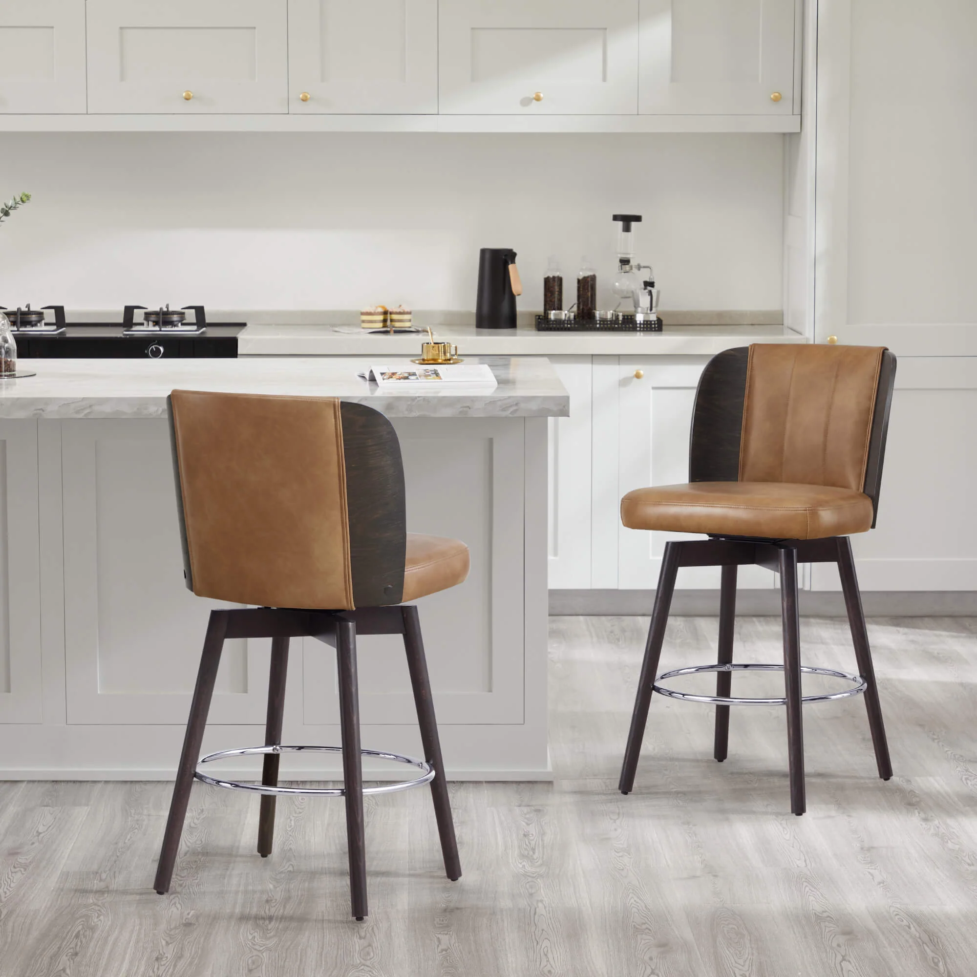 Gianna Swivel Counter Stool - Image 28