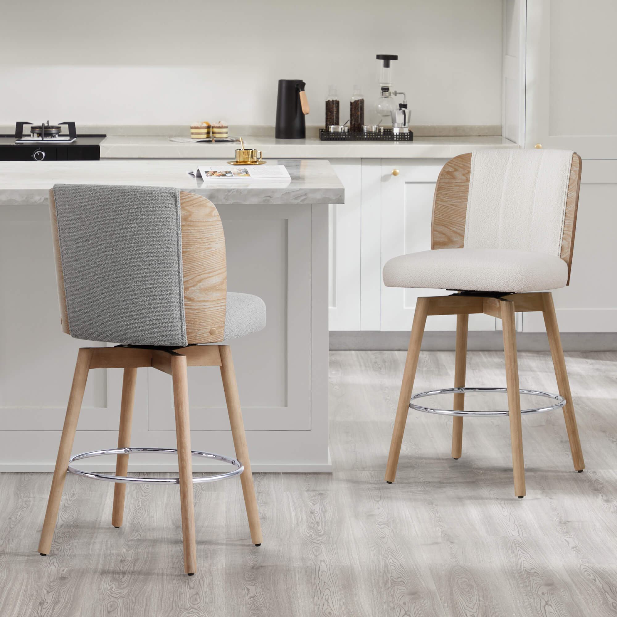 Gianna Swivel Counter Stool - Image 39