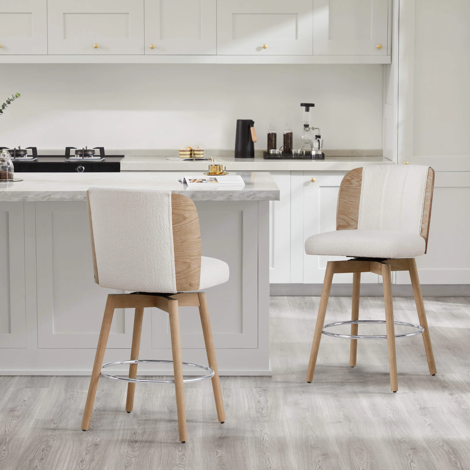 Gianna Swivel Counter Stool - Image 4