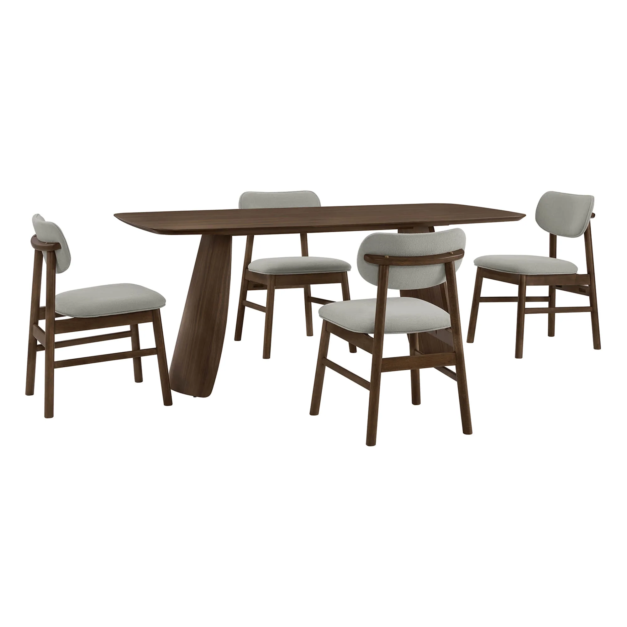 Glacia Modern Wood Dining Table for 4 - Image 11