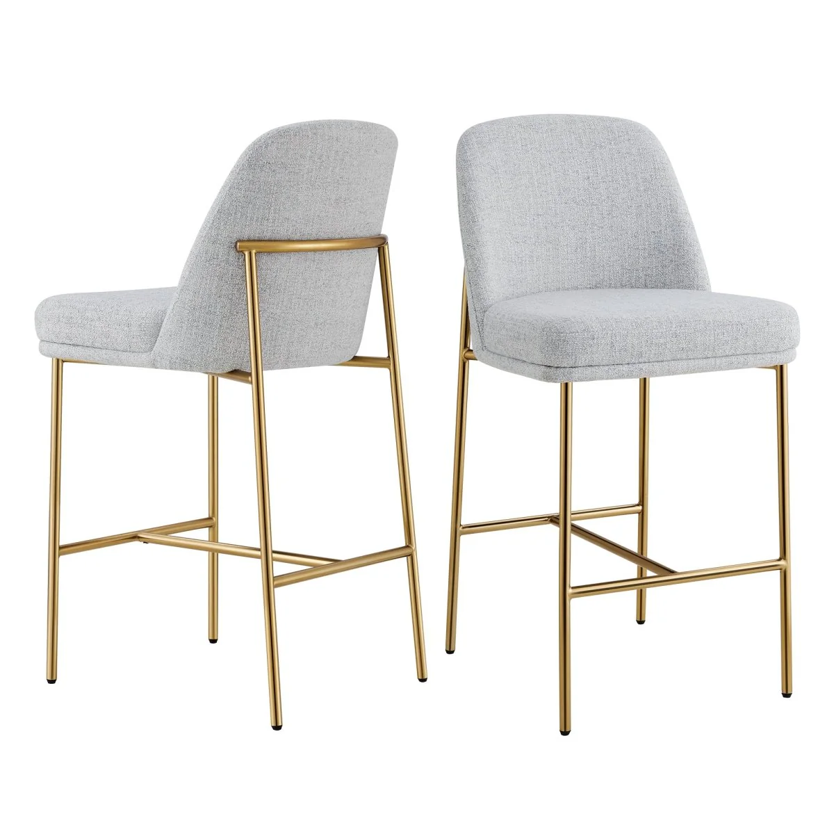 Golda Counter Stools with Metal Base - Image 3