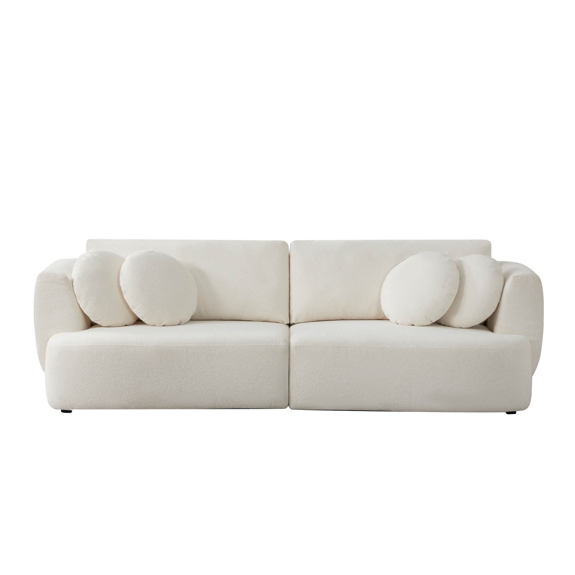 Grace 2-Seat Modular Curved Sofa – Generously Sized Design - Image 23