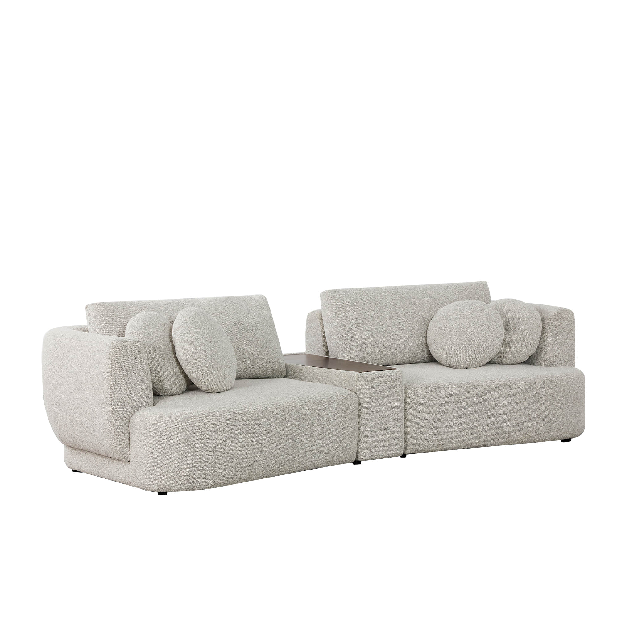Grace 2-Seat Modular Curved Sofa – Generously Sized Design - Image 32