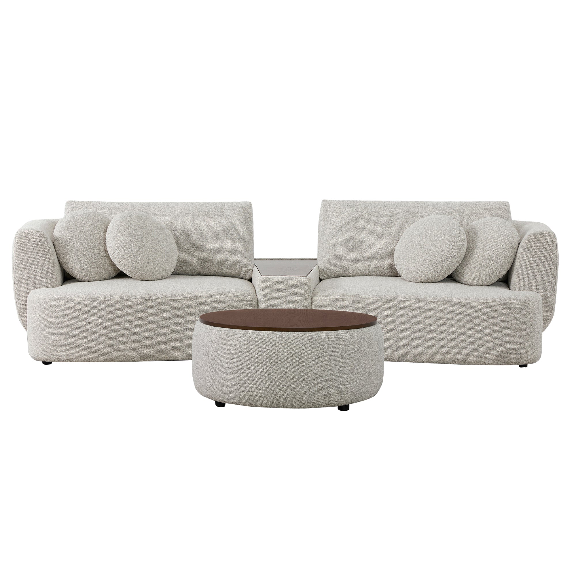 Grace 2-Seat Modular Curved Sofa – Generously Sized Design - Image 54
