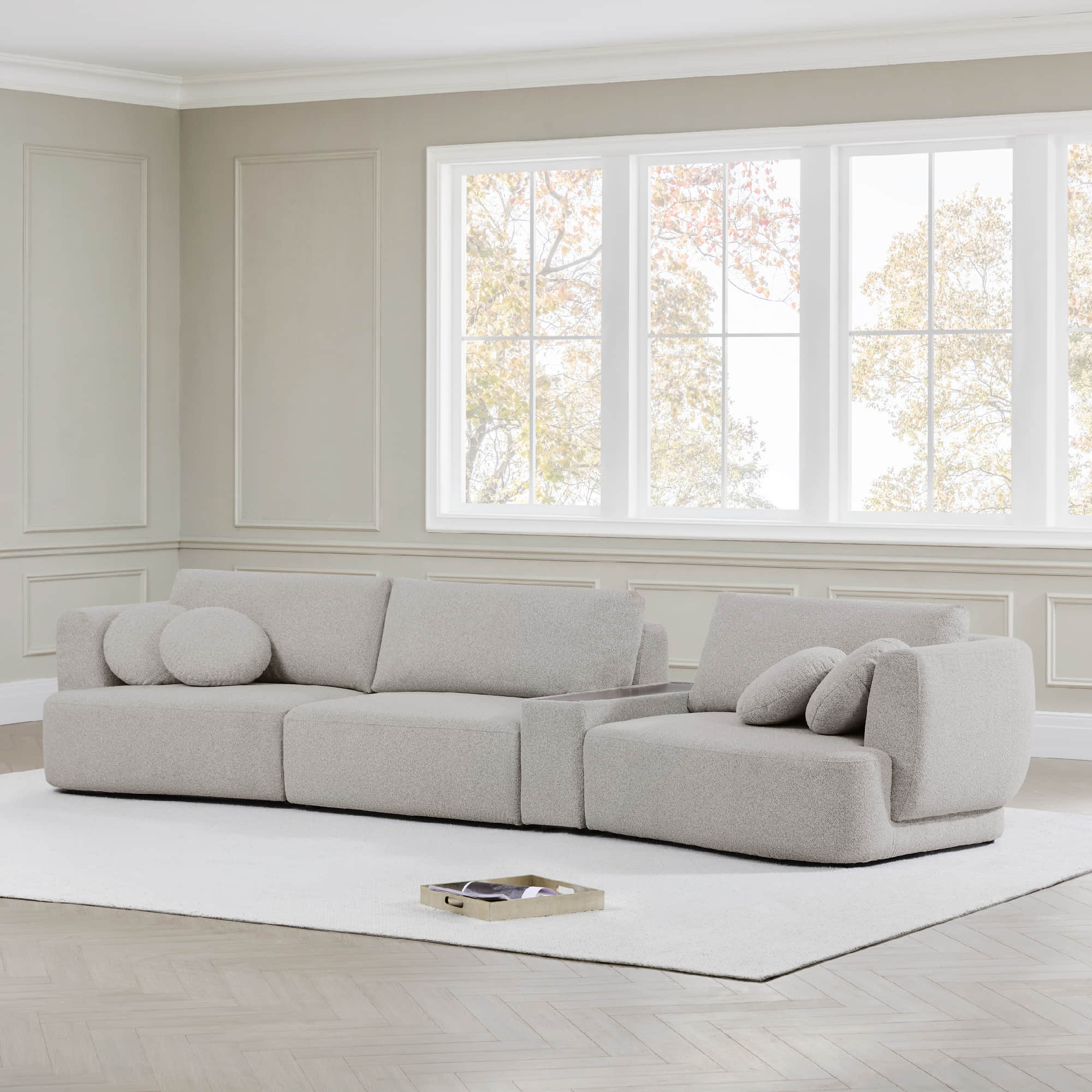 Grace 3-Seat Modular Curved Sofa – Generously Sized Design - Image 33