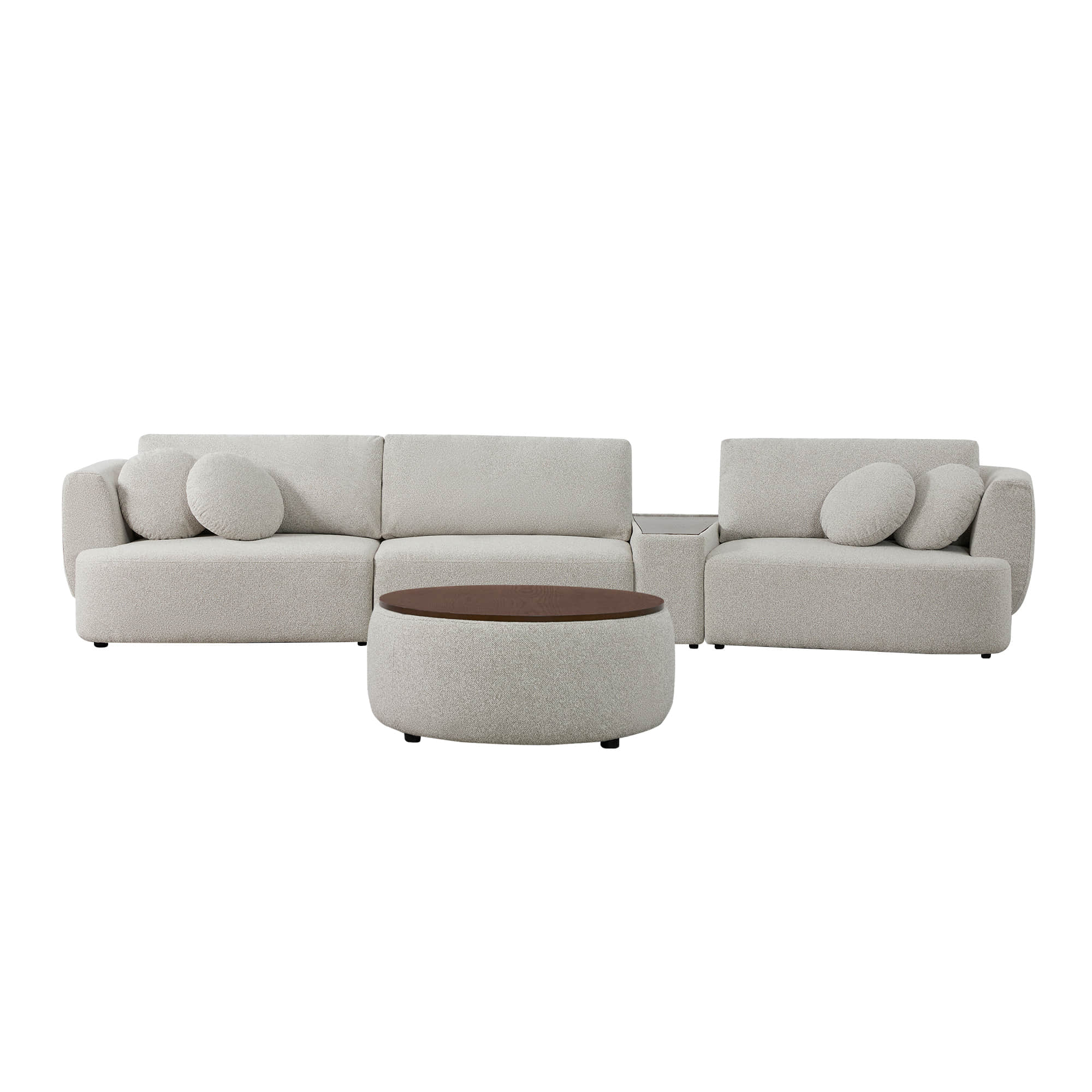 Grace 3-Seat Modular Curved Sofa – Generously Sized Design - Image 48