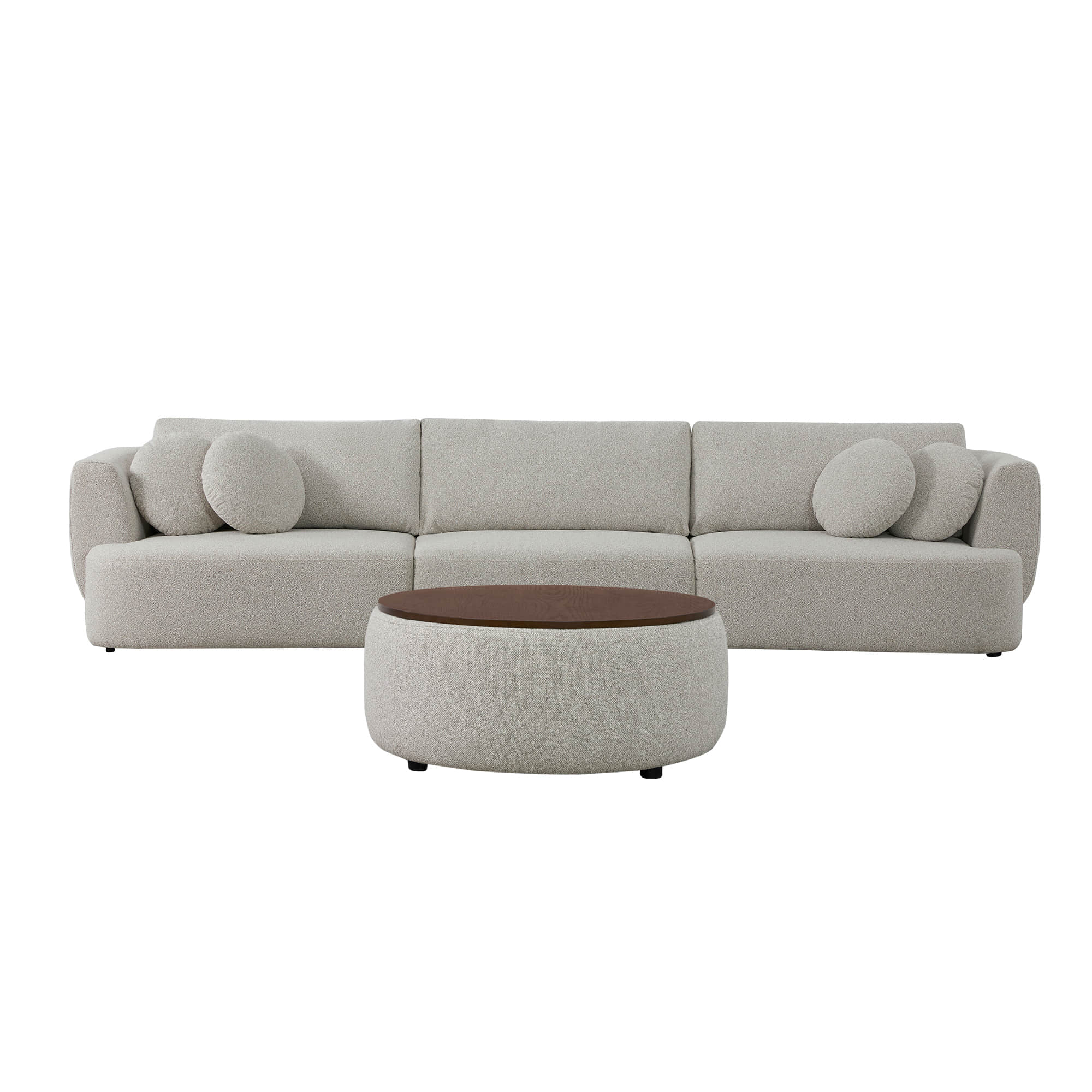 Grace 3-Seat Modular Curved Sofa – Generously Sized Design - Image 49