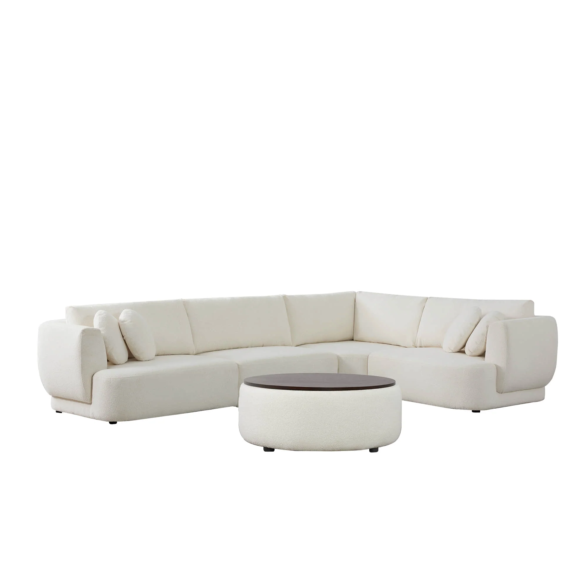 Grace 4-Seat Modular Curved Sofa – Generously Sized Design - Image 28